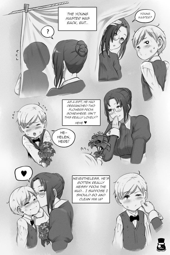 [Mr.takealook] a day of young master and maid [English] [q91]