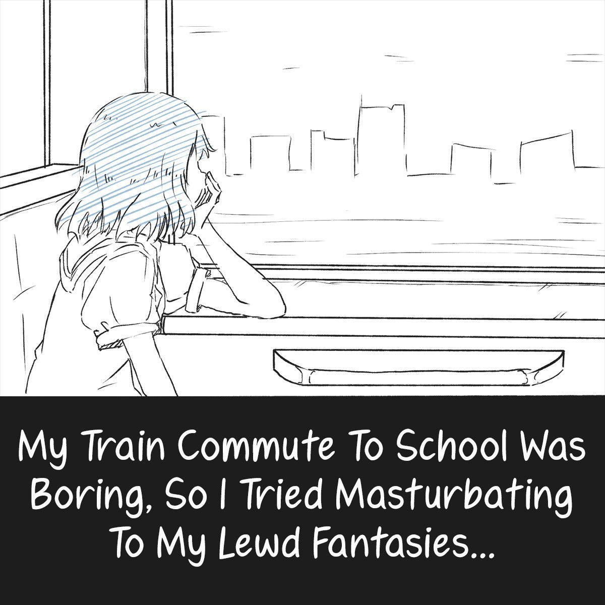 [Akaishi Shiroishi] Densha Tsuugaku ga Hima nanode Ecchi na Mousou de Onanie Shite Miru | My Train Commute To School Was Boring, So I Tried Masturbating To My Lewd Fantasies [English] [Szayedt]