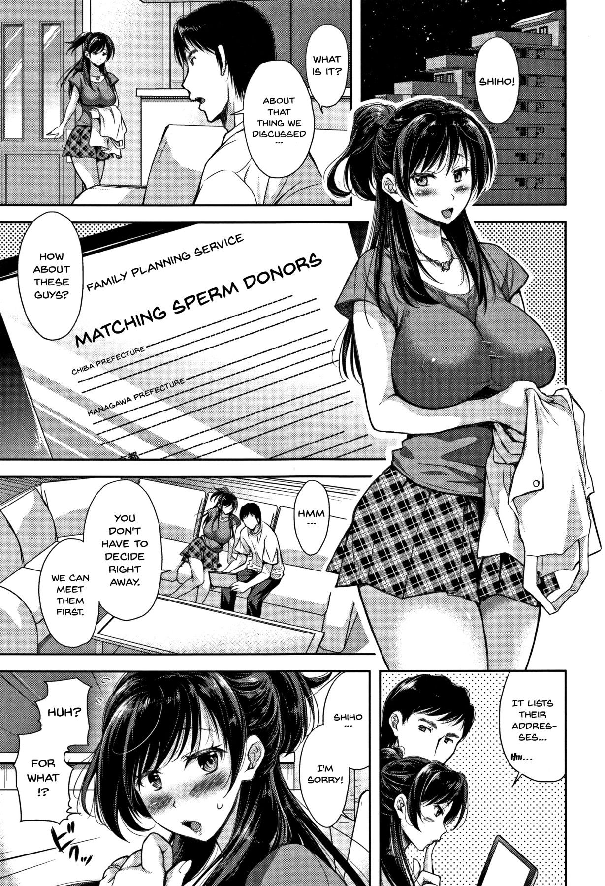 [Shirono Mahiro] Tsumatorare | Wife Taking Ch. 1 [English] {Doujins.com}