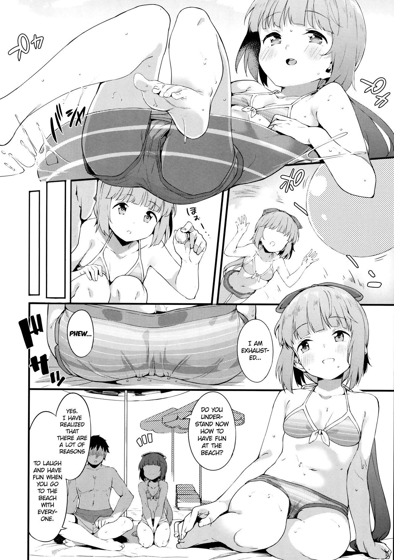 (C92) [Garimpeiro (Mame Denkyuu)] Yorita Yoshino to Mizugi de Himegoto | The Secrets of Yorita Yoshino and Her Swimsuit (THE IDOLM@STER CINDERELLA GIRLS) [English] [The Chrysanthemum Translations]