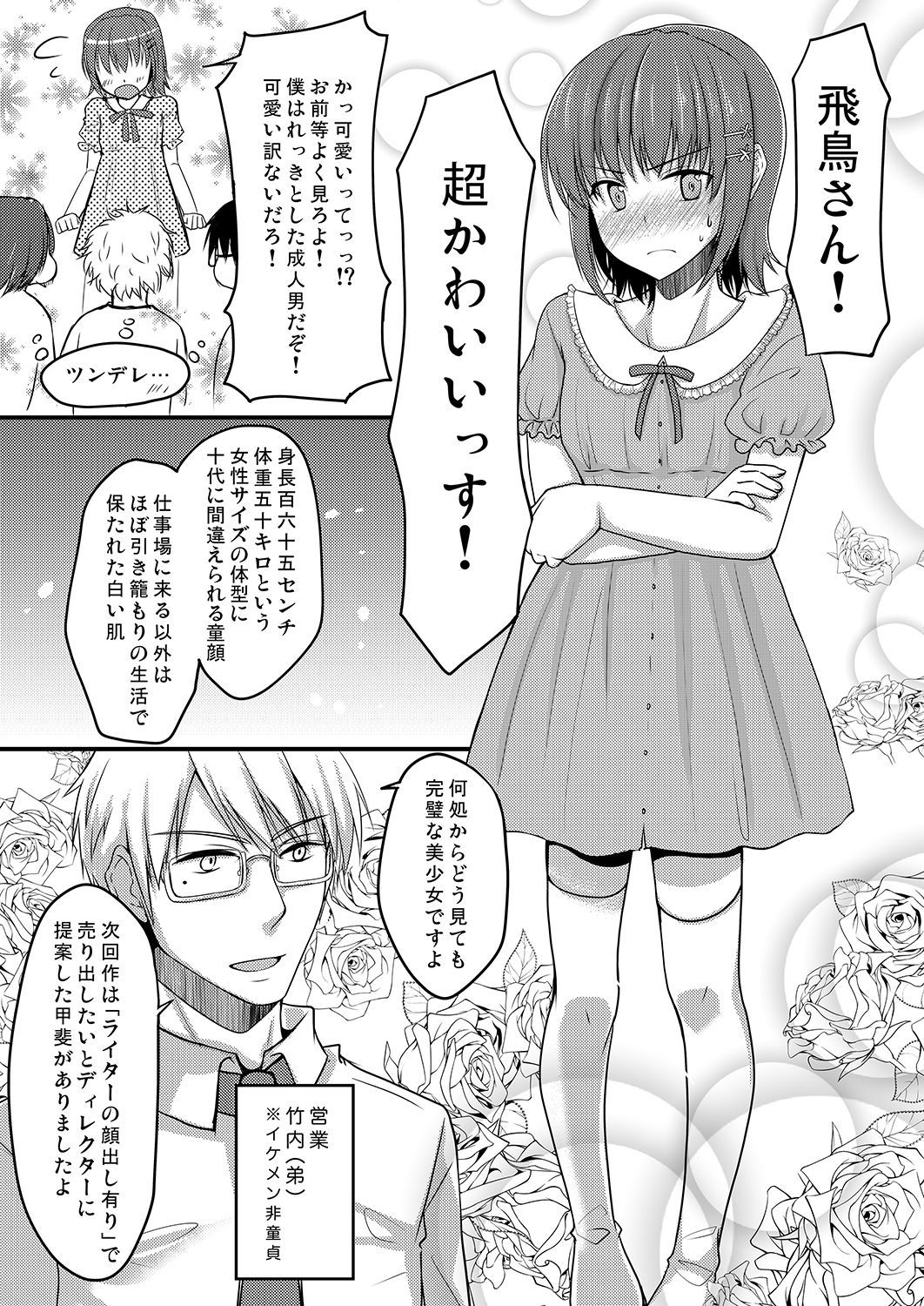 (C86) [Yukan high Zakura (Chieko)] Urenai Eroge Writer ga Josou Shite Onnanoko no Kimochi o Benkyou Shite Mita 1