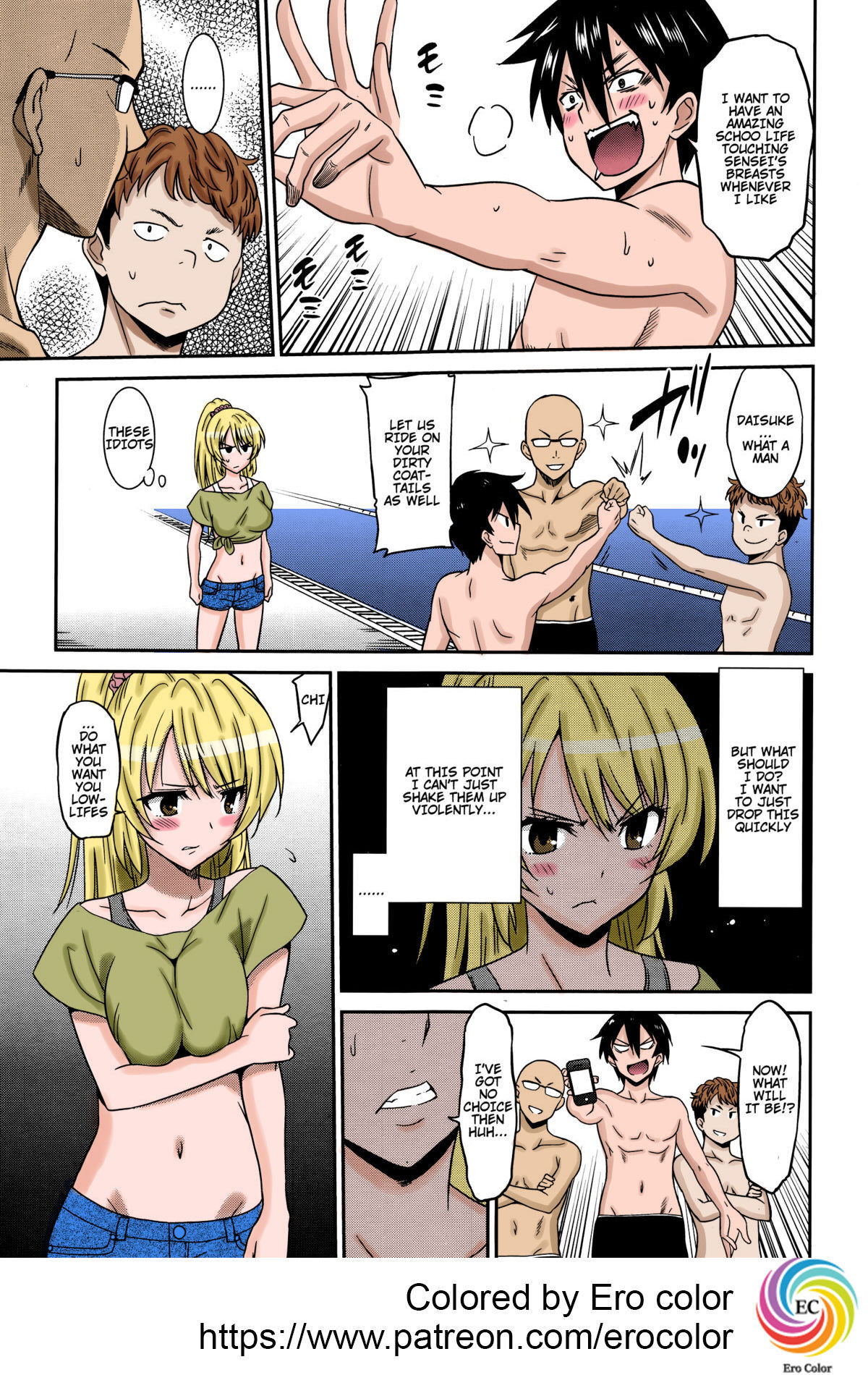 [Otono Natsu] Hataraku Onnanoko -Onnakyoushi Hen 1- | Working Girl -Female Teacher Chapter- (Manga Bangaichi 2016-01)[English][Colorized][Erocolor]