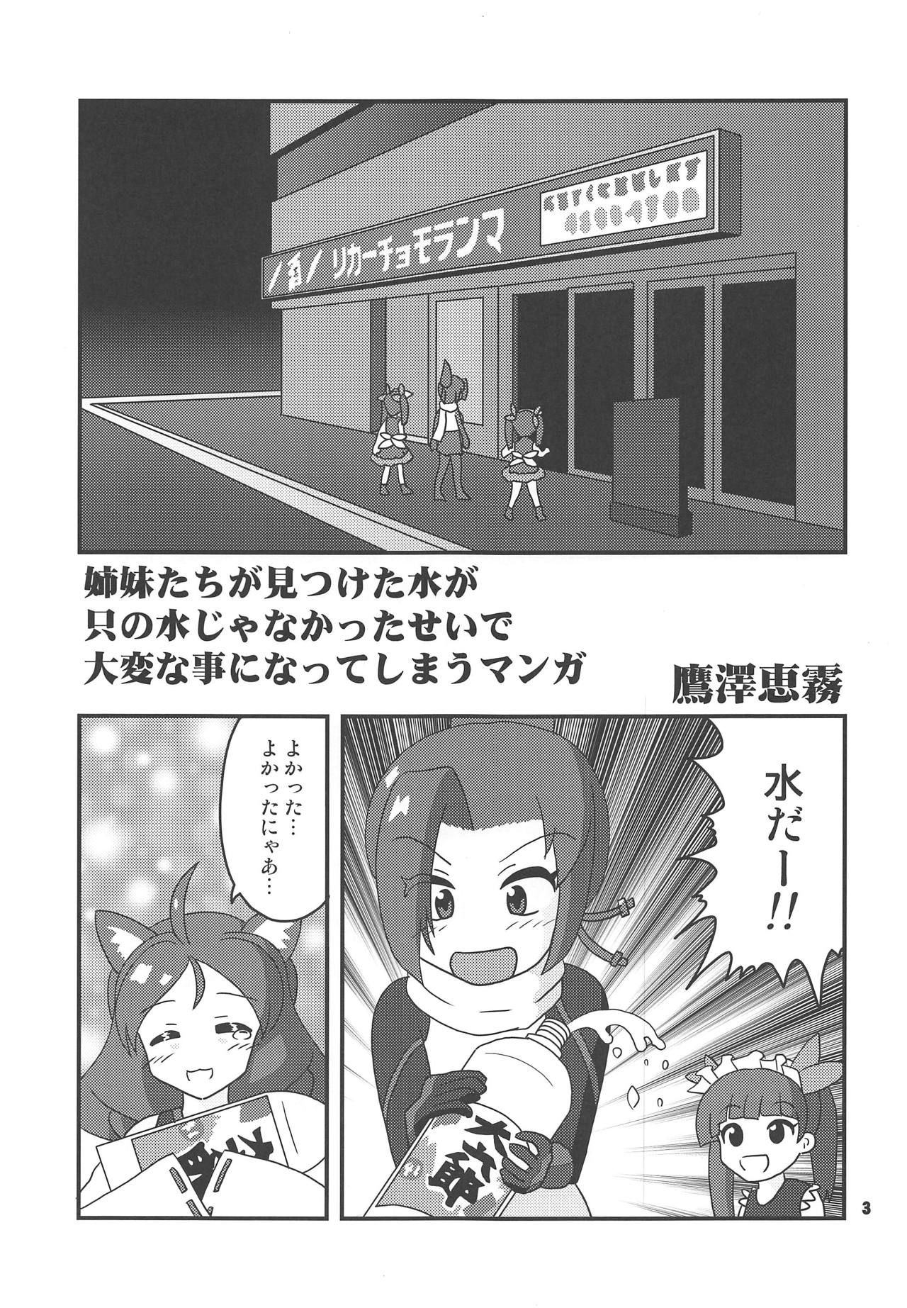 (COMIC1☆15) [Studio 49ers (Takazawa Mugumu)] Shimai-tachi ga Mitsuketa Mizu ga Tada no Mizu ja Nakatta Sei de Taihen na Koto ni Natte Shimau Hon (Kemurikusa)