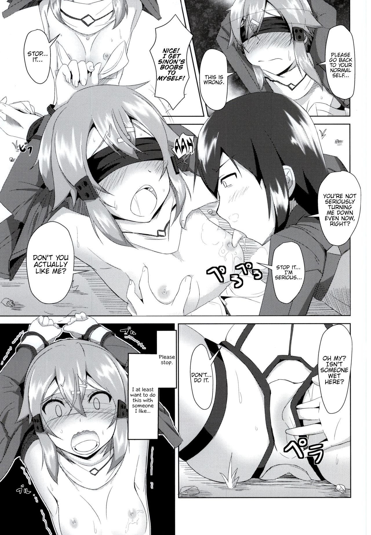 (C87) [Torinabe (Cla)] Shino x Shinon (Sword Art Online) [English] {Hennojin}