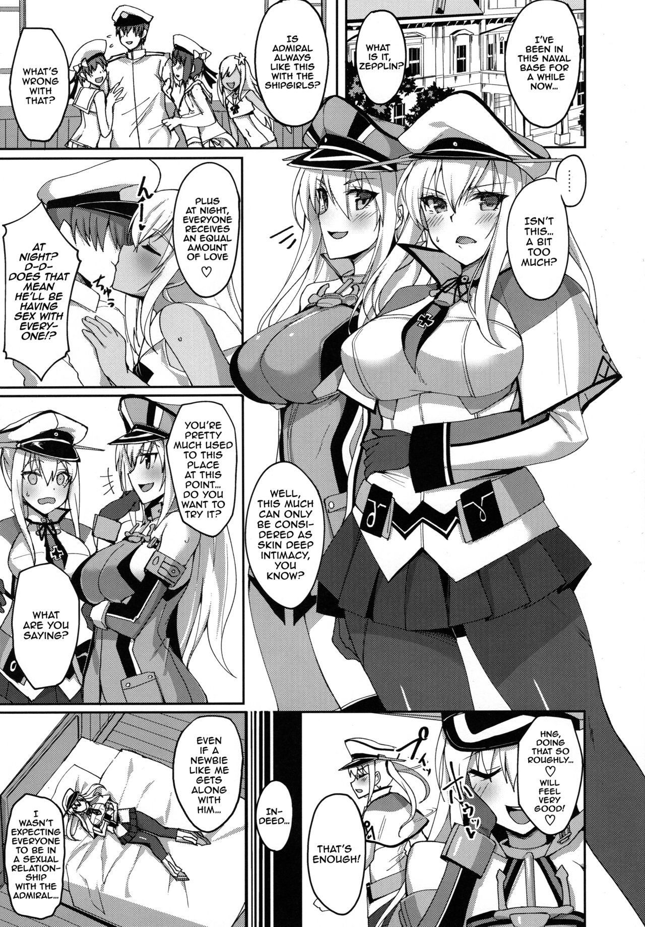 (C92) [Labomagi! (Takeda Aranobu)] Hajimete no Harem Yasen Seikatsu ~Graf to Doitsu Kanmusu no Baai~ (Kantai Collection -KanColle-) [English] [NHNL]