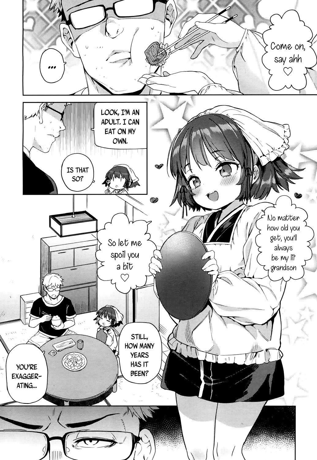 [Atage] Lolikko ni eroi koto shitemo babaa nanode hinan sareru iware wa nai yo ne - I can lewd the loli all I want, and nobody can criticise me because she's a grandma (Towako 4) [English] {CapableScoutMan & bigk40k} [Digital]