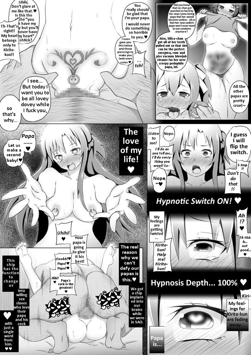 [PAPER HEARTS (Roche)] Saimin Switch NTR Asuna-chan (Sword Art Online) [English] [Ichini-ni]