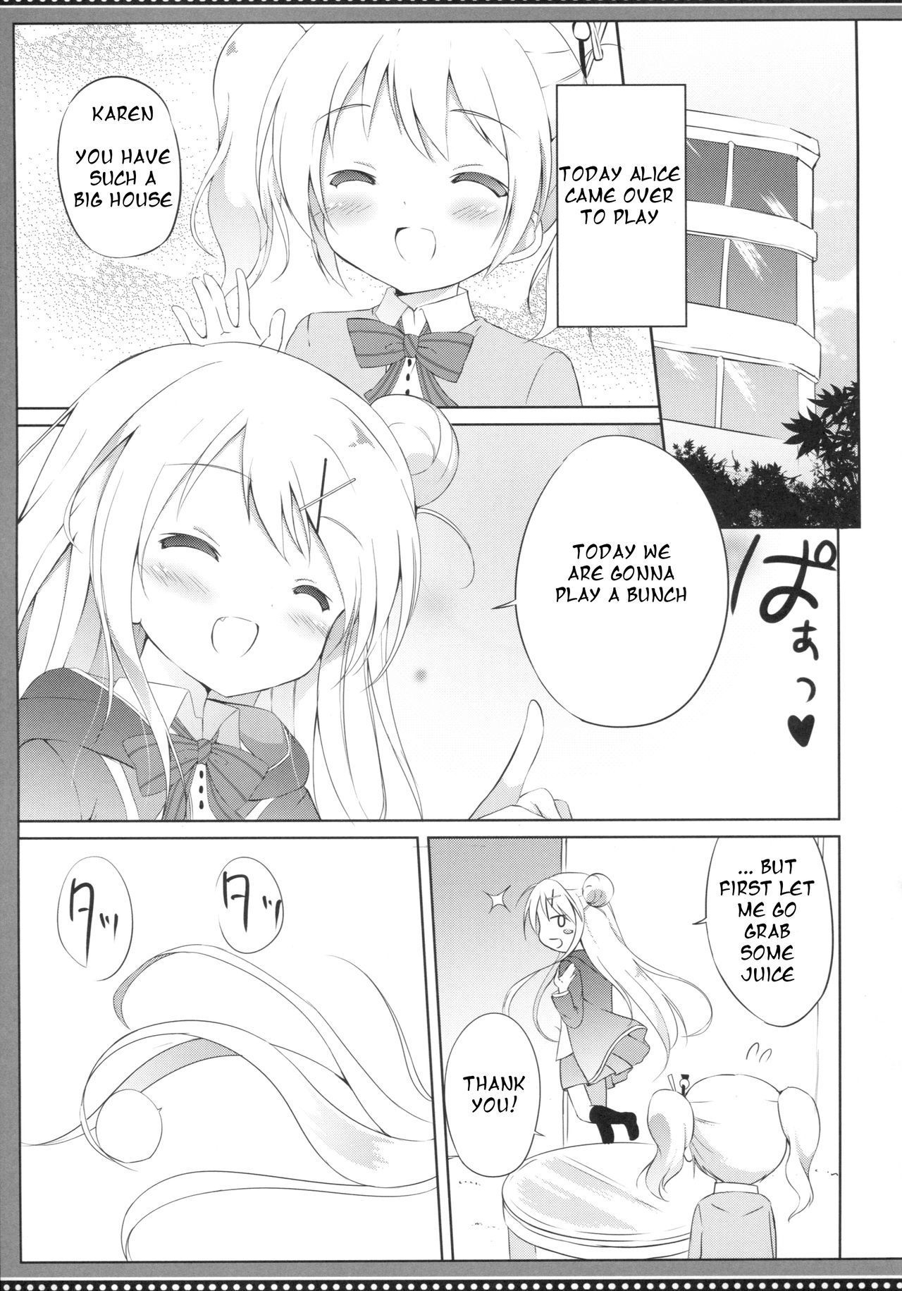 (COMIC1☆10) [DOGYEAR (Kujou Danbo)] Karen Complex (Kiniro Mosaic)  [English] [dvinrtribution]