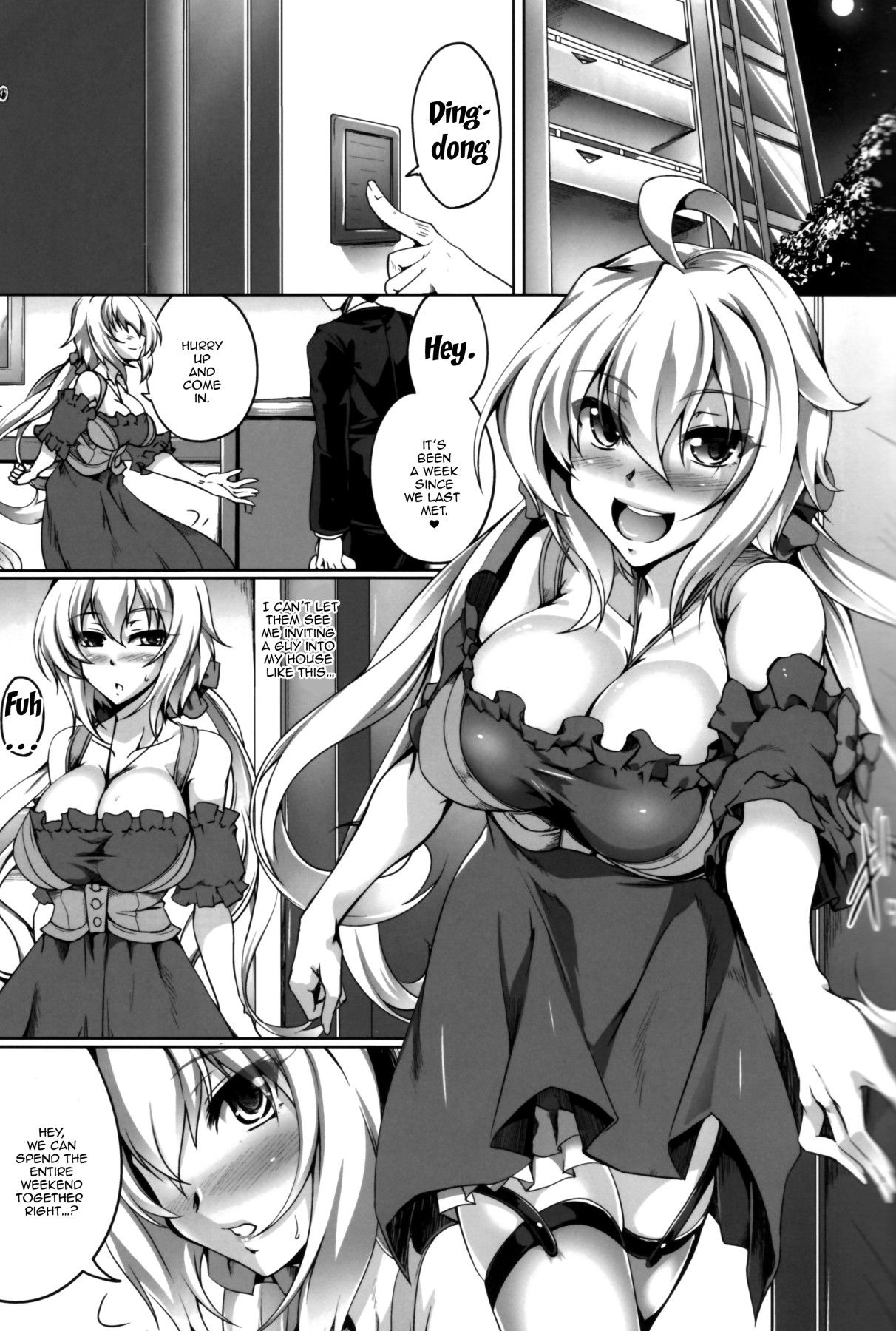 (C92) [Kanten Jigenryuu (Kanten)] Bunny na Chris-chan no Bukkake Milk Party (Senki Zesshou Symphogear) [English] {Doujins.com}