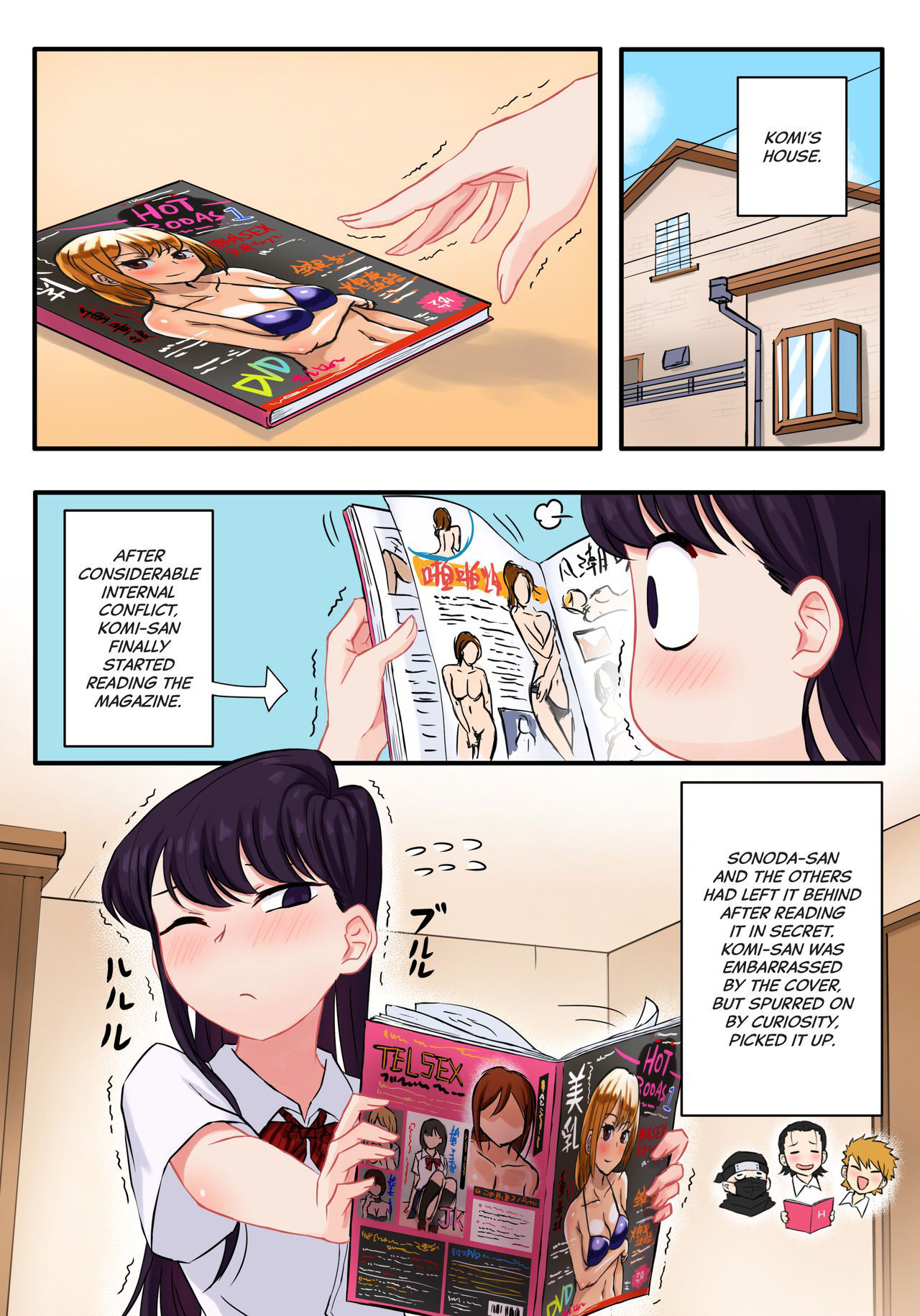 [Tsukikaze Machi (Wox Yang)] Komi-san wa, H Mousoushou desu. | Komi-san has Strange Ideas about Sex. (Komi-san wa, Komyushou desu.) [English] [Rotoscopic+Constipat8] [Digital]