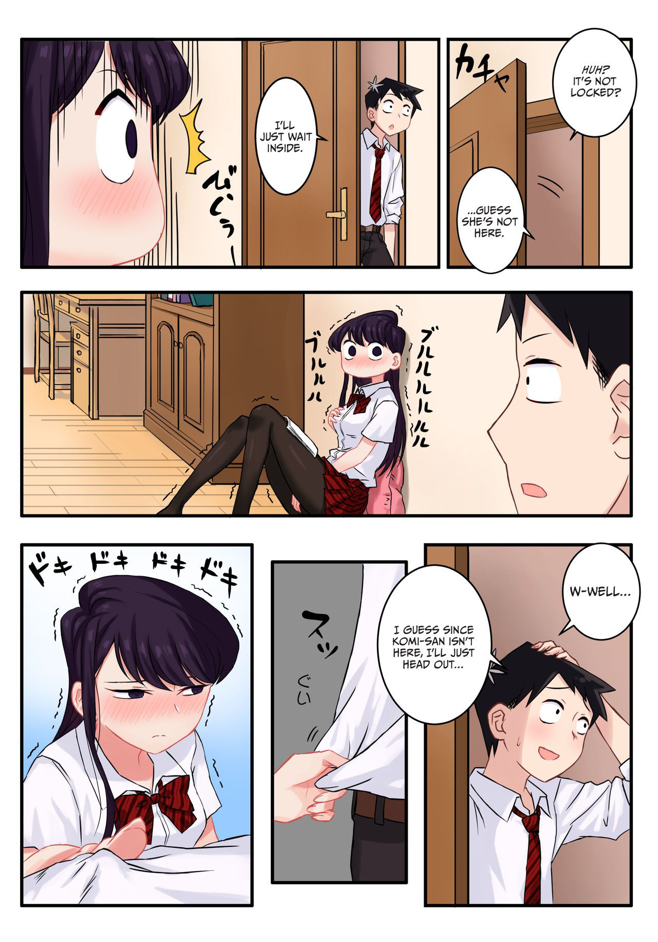 [Tsukikaze Machi (Wox Yang)] Komi-san wa, H Mousoushou desu. | Komi-san has Strange Ideas about Sex. (Komi-san wa, Komyushou desu.) [English] [Rotoscopic+Constipat8] [Digital]