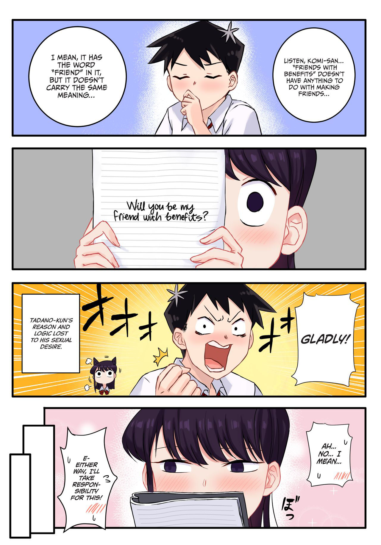 [Tsukikaze Machi (Wox Yang)] Komi-san wa, H Mousoushou desu. | Komi-san has Strange Ideas about Sex. (Komi-san wa, Komyushou desu.) [English] [Rotoscopic+Constipat8] [Digital]