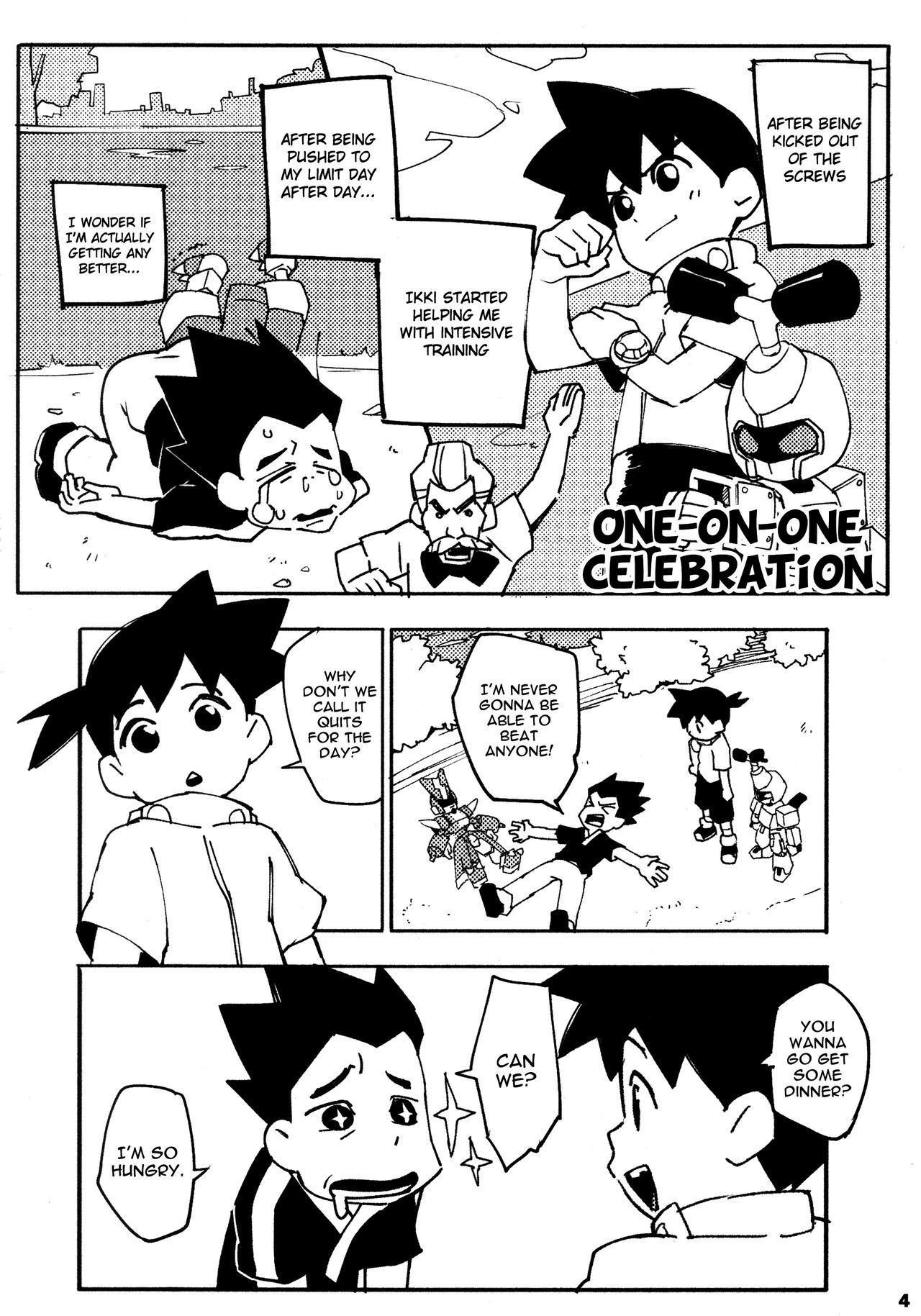 [Nimoyu (Nimoya)] - One-on-One Celebration (Medabots) [English] {Shotachan}