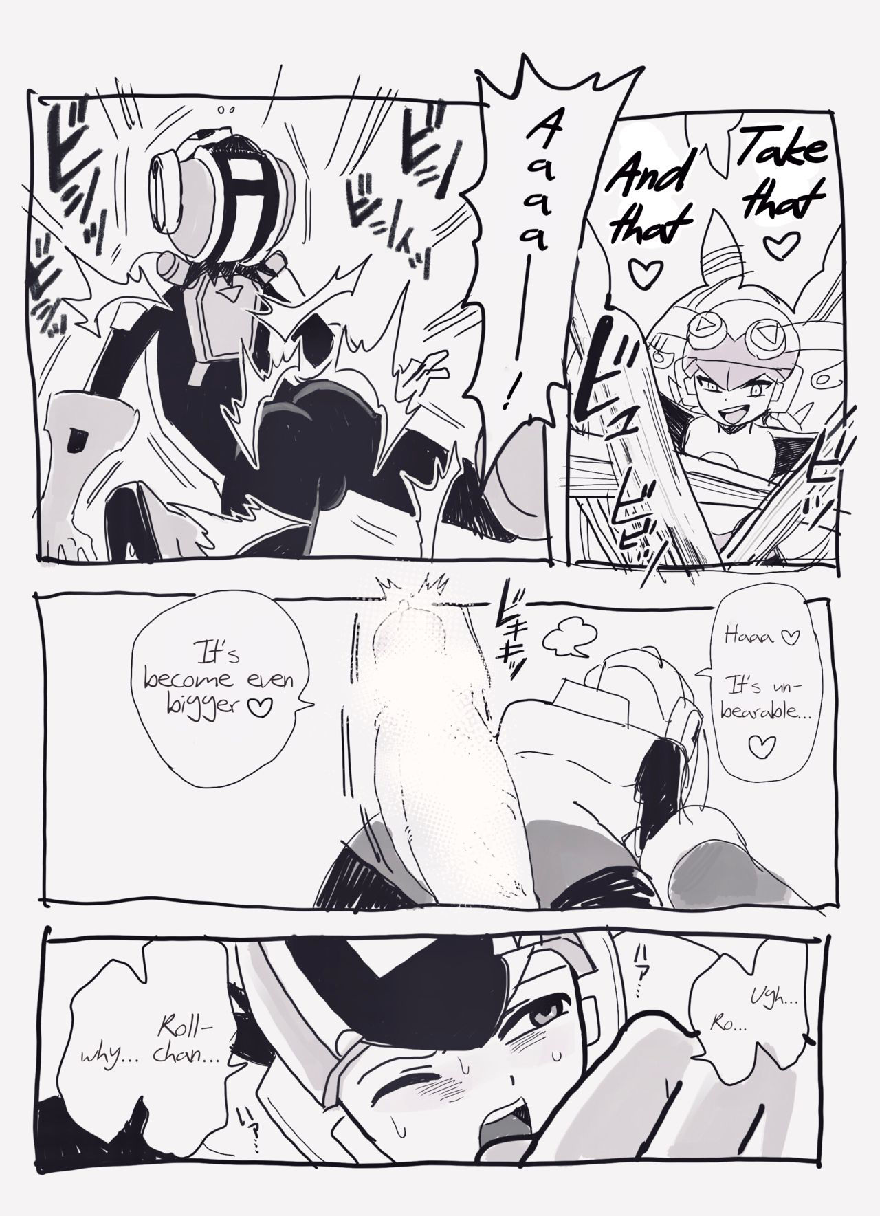 Exe Futanari Dark Roll chan x Rockman [English]