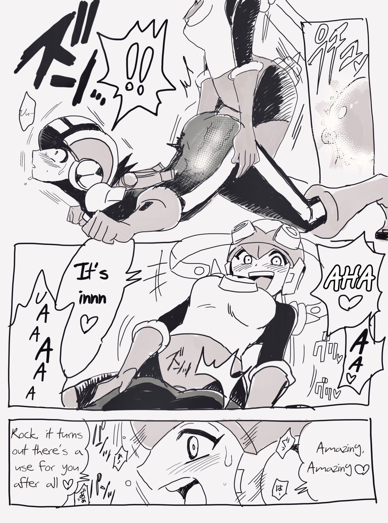 Exe Futanari Dark Roll chan x Rockman [English]