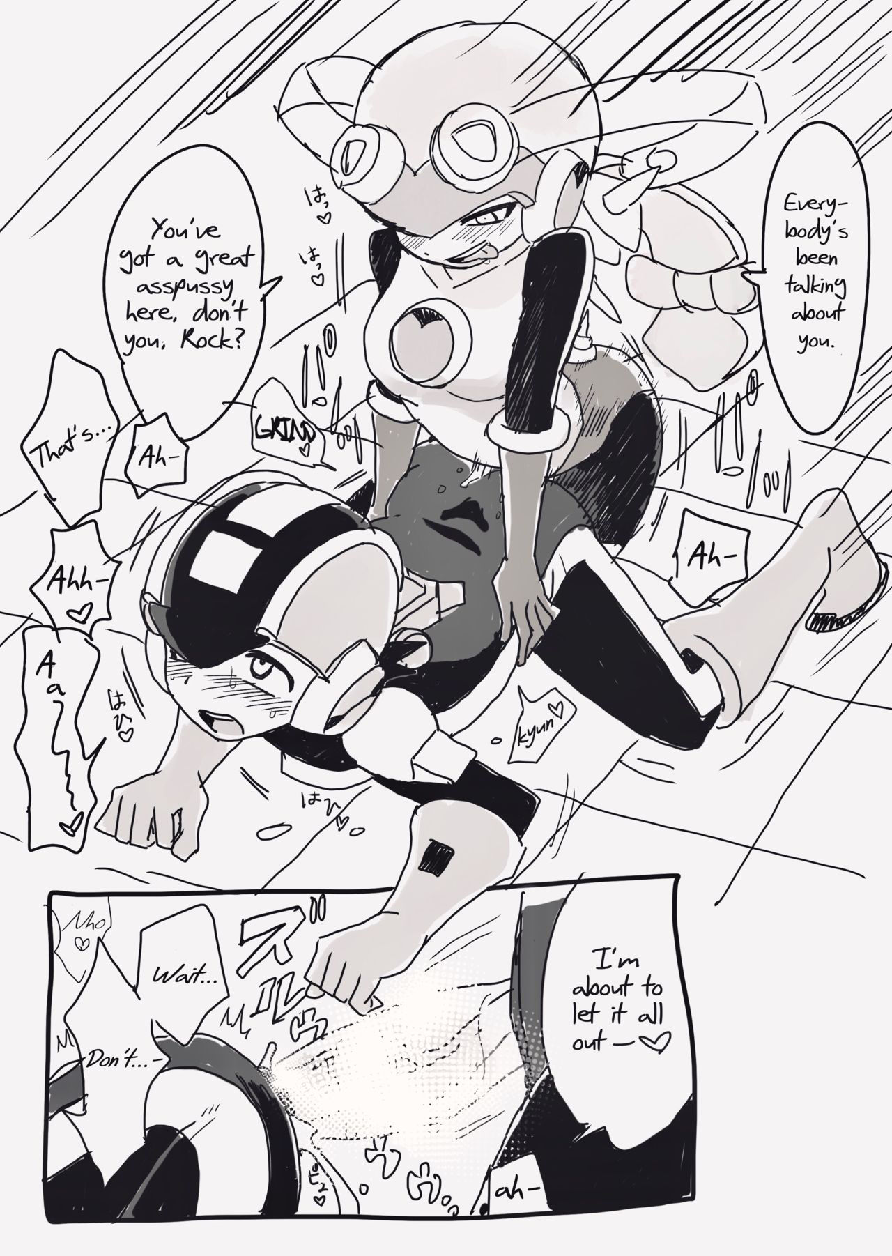 Exe Futanari Dark Roll chan x Rockman [English]