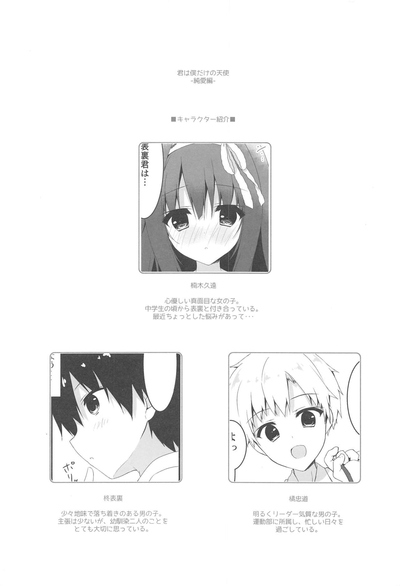 (COMIC1☆13) [Citron no mori (Yuzuna Hiyo)] Kimi wa Boku dake no Tenshi -Junai Hen-