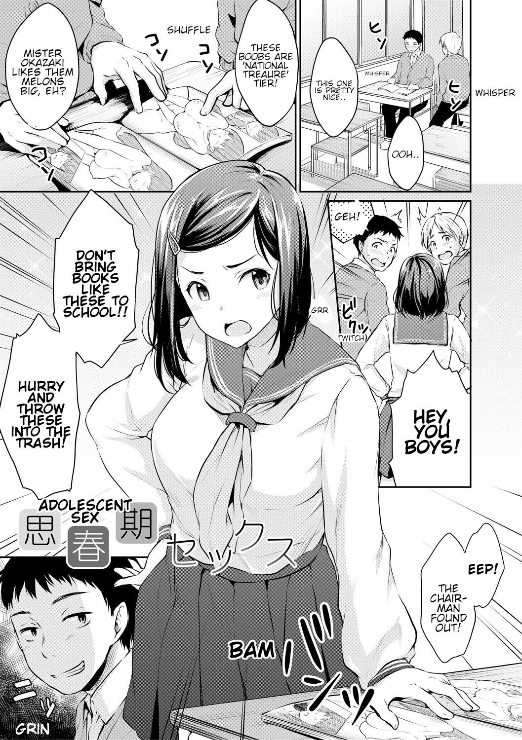 [Meganei] Shishunki Sex | Adolescent Sex (COMIC Shingeki 2018-04) [English] [Shippoyasha] [Digital]