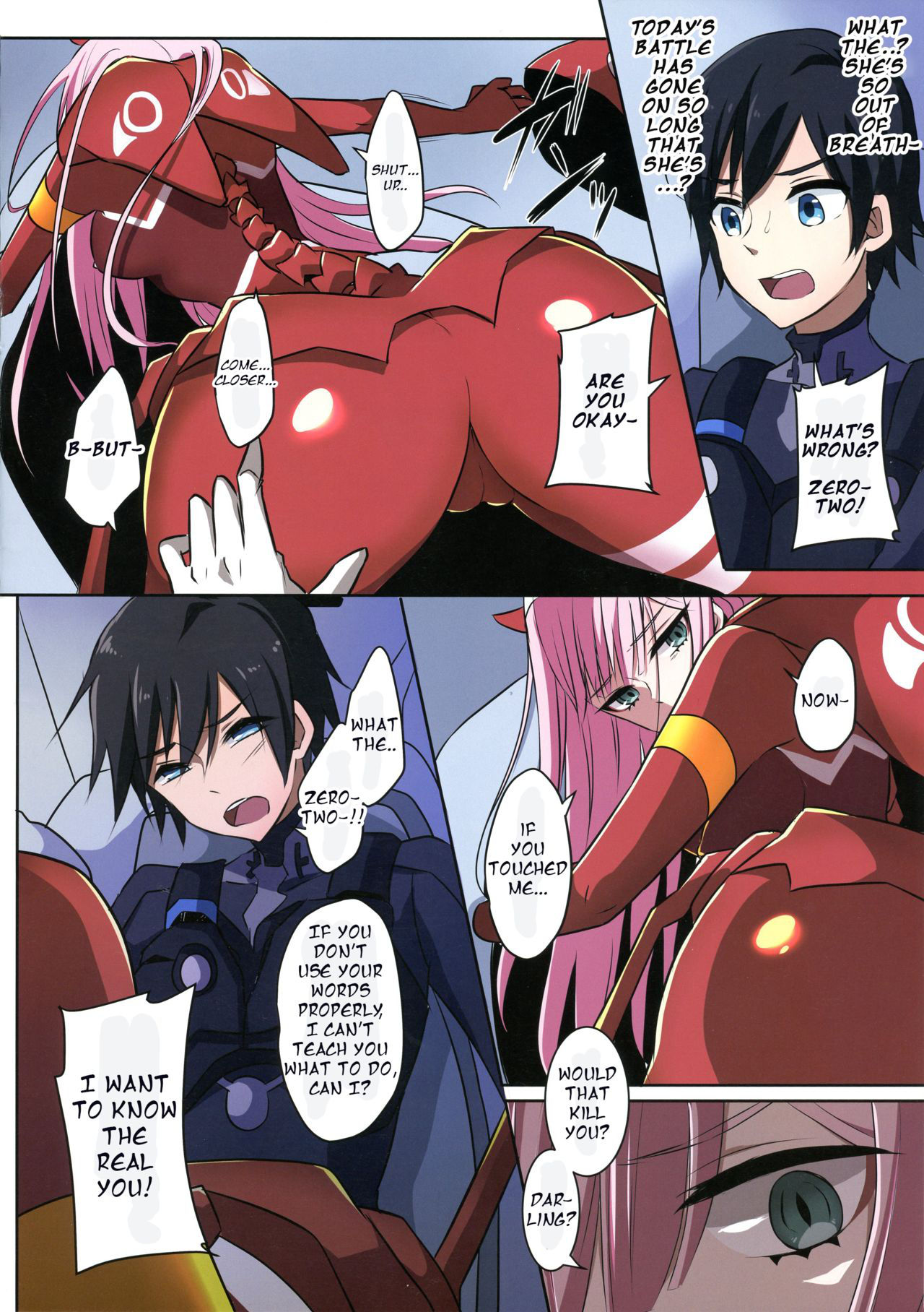 (Futaket 14) [Maltese (Runrun)] Boku ni Fureteyo nee, Darling (DARLING in the FRANXX) [English]