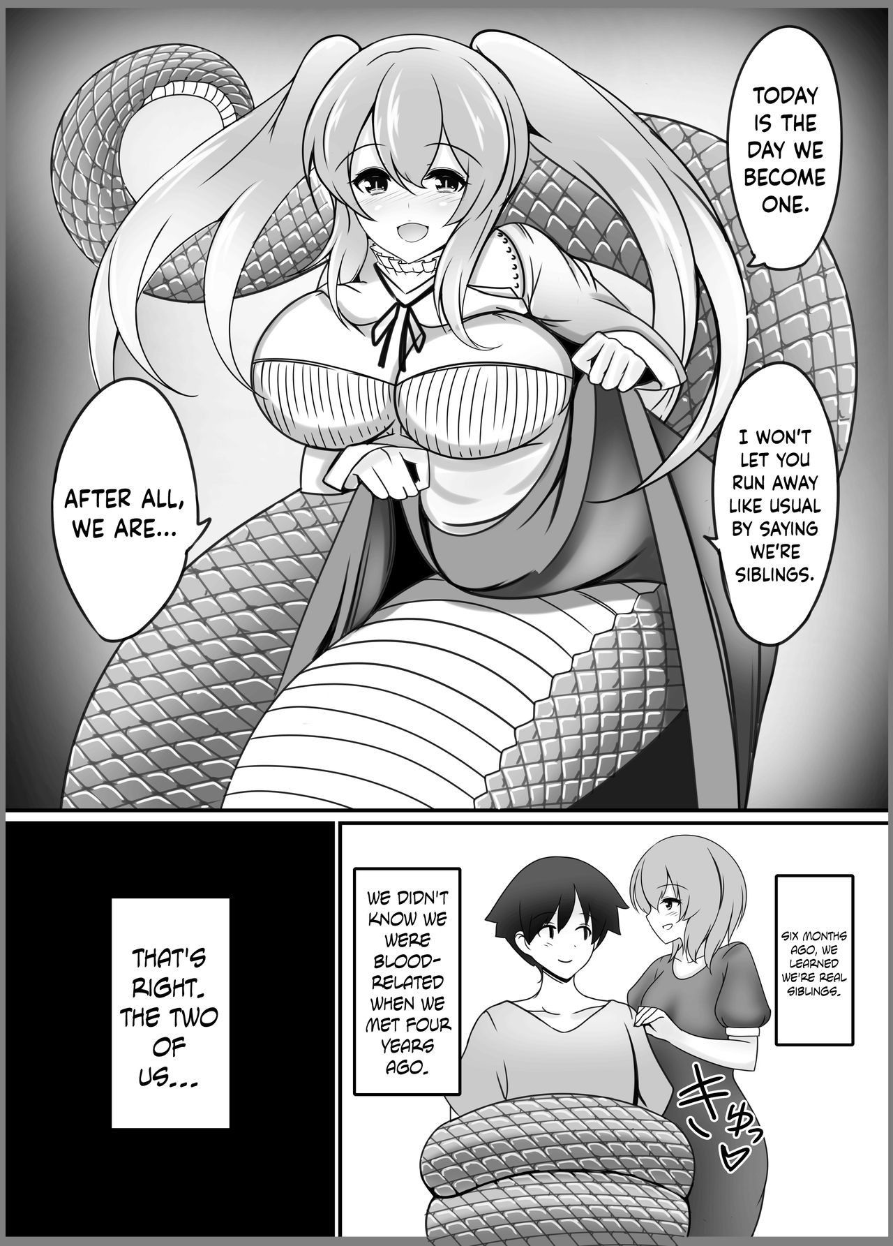 [Tanukine (Nekoro Tanuki)] A Lamia's Tail Ties the Knot [English] {Hennojin} [Digital]