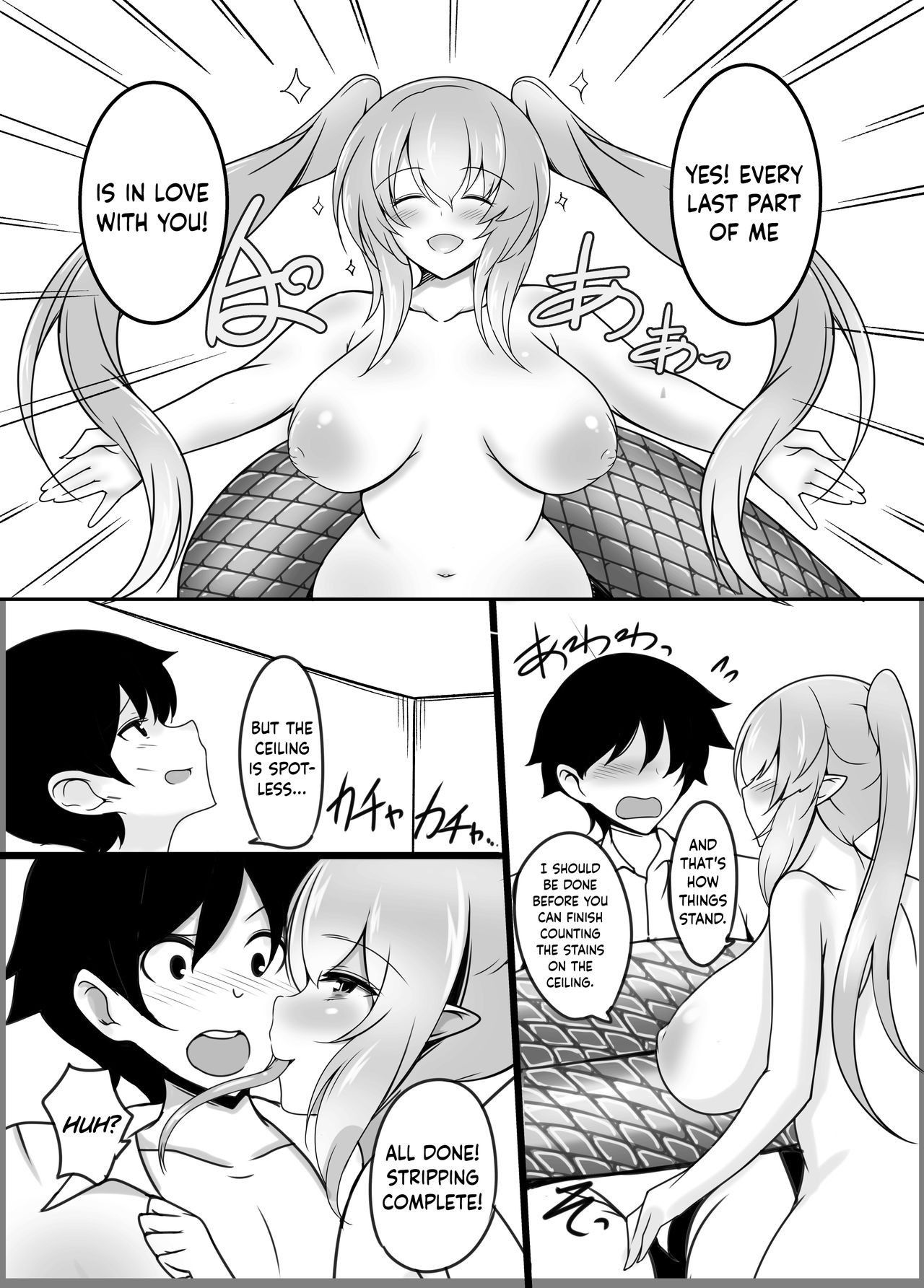 [Tanukine (Nekoro Tanuki)] A Lamia's Tail Ties the Knot [English] {Hennojin} [Digital]