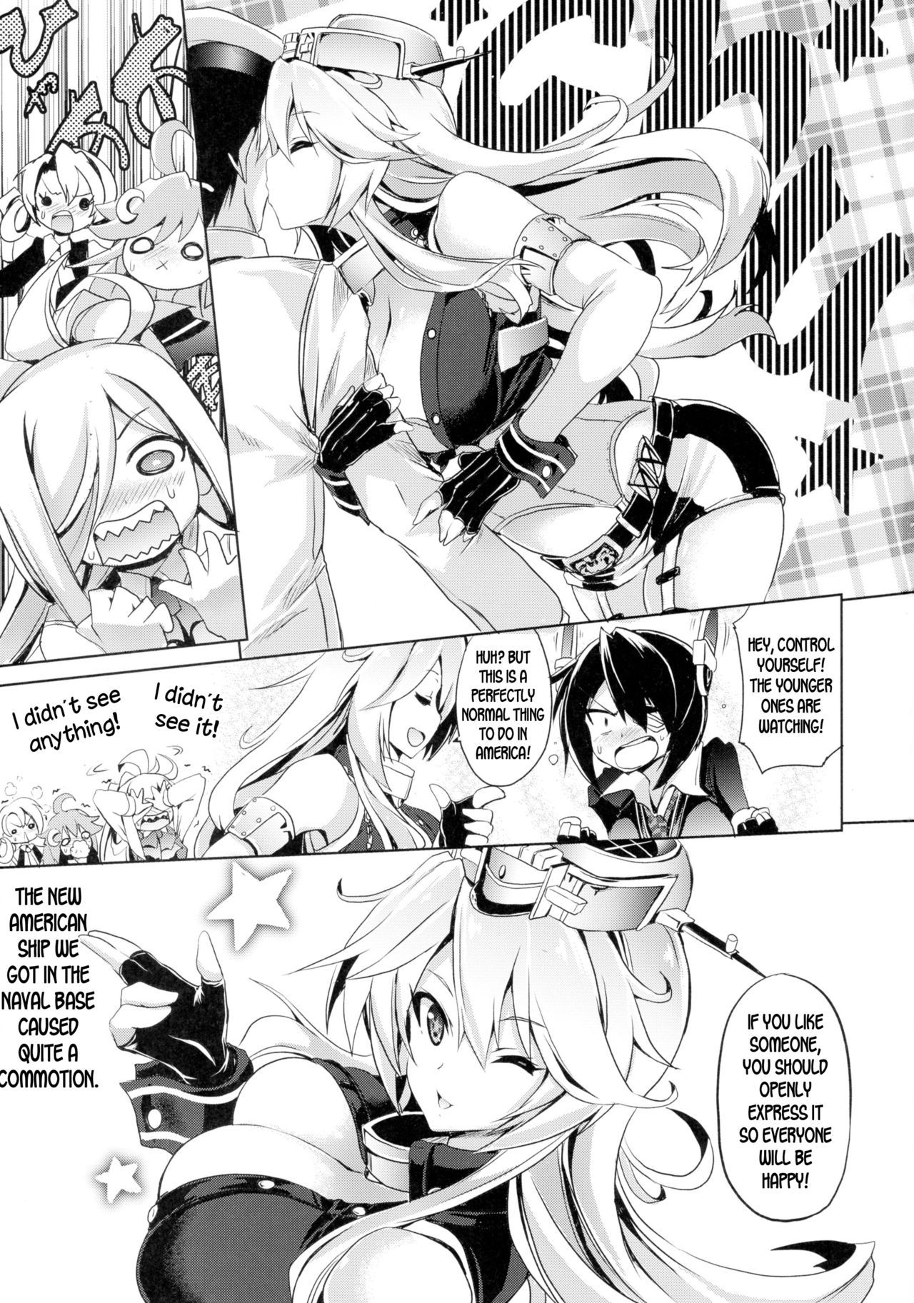 (C90) [FULLMETAL MADNESS (Asahi)] STAR SPANGLED GIRL (Kantai Collection -KanColle-) [English] {desudesu}