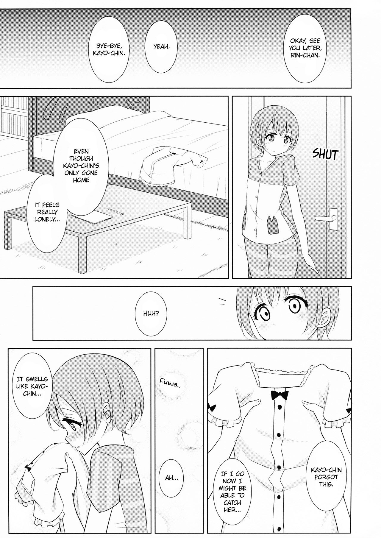 (C87) [Karoyaka Step (Fupe)] Kaijou Gentei Rin-Pana Yuri Hon (Love Live!) [English] [/u/ Scanlations]