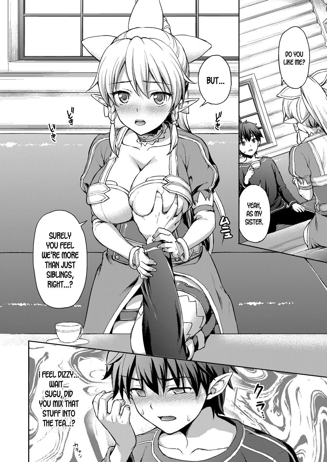 [ShimaShima-PNT (Punita)] Love Love Potion (Sword Art Online) [English] [desudesu] [Digital]