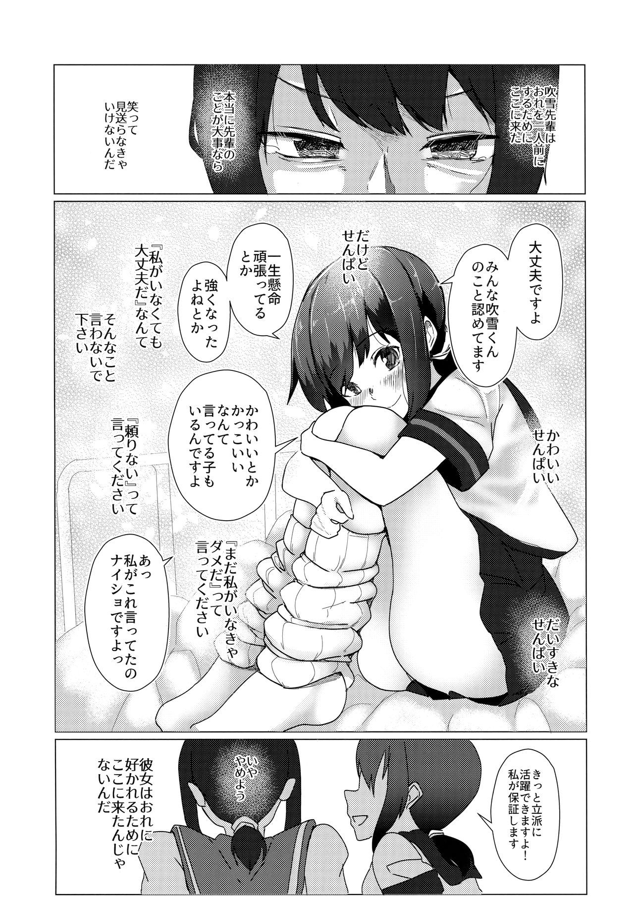 (COMIC1☆15) [Nakayoshi OB/GYN (Matetsu)] Sayounara, Fubuki-senpai - Farewell, Fubuki-senpai (Kantai Collection -KanColle-)