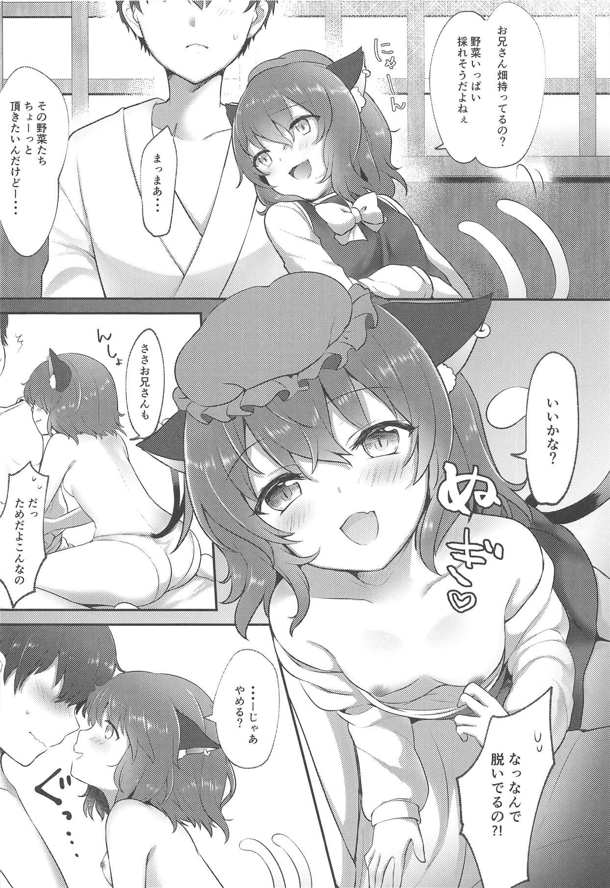 (Meikasai 13) [Kingyo Origin (Kayama Rim)] Neko no Ongaeshi (Touhou Project)