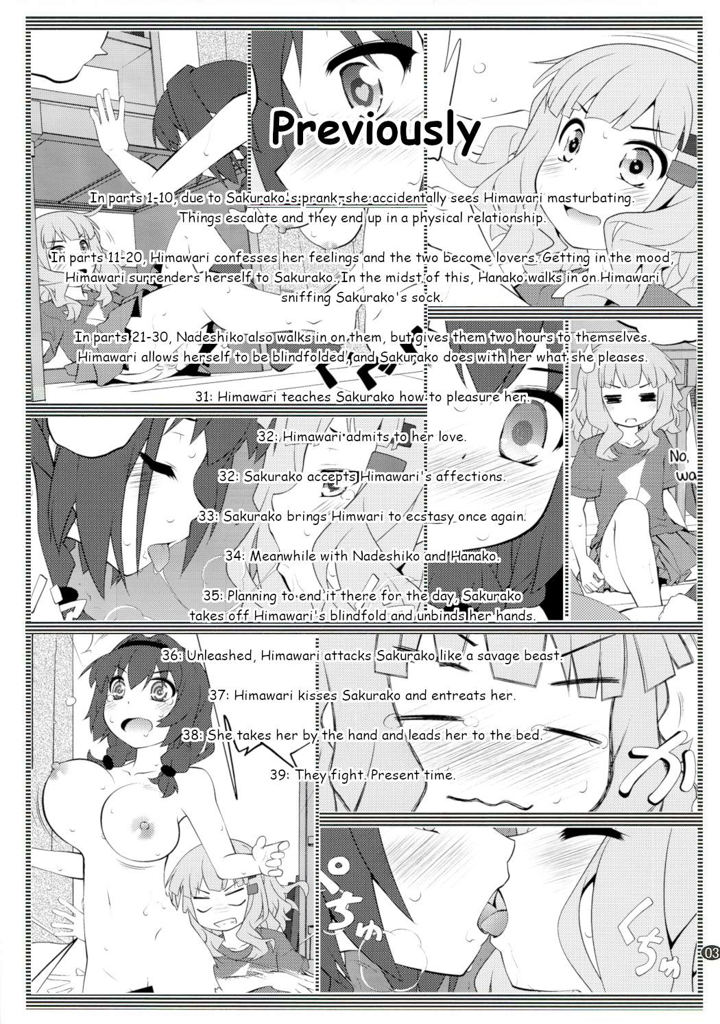 (C93) [Purimomo (Goyac)] Himegoto Flowers 12 | Secret Flowers 12 (YuruYuri) [English] [/u/ Scanlations]