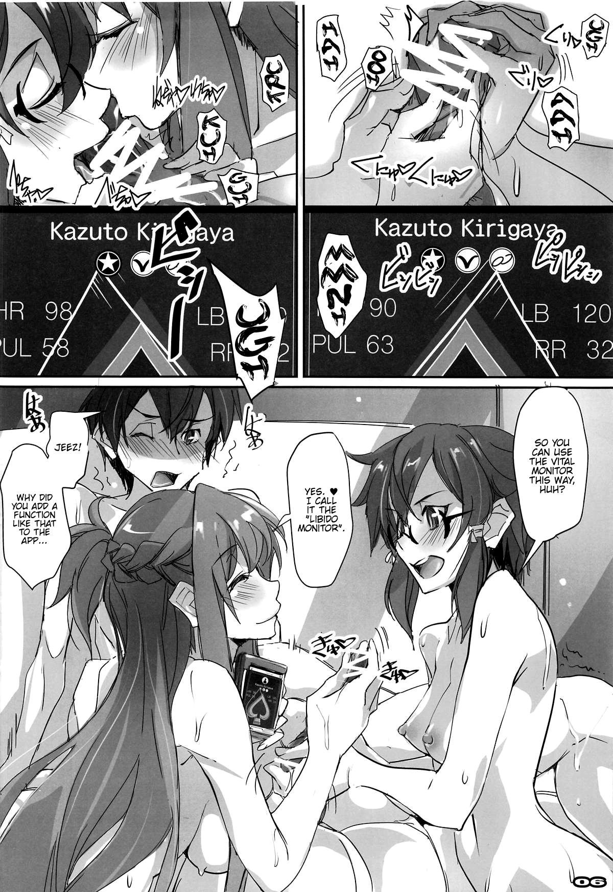 (C95) [RYU-SEKI-DO (Nagare Hyo-go)] LS Monitor (Sword Art Online) [English] {Hennojin}