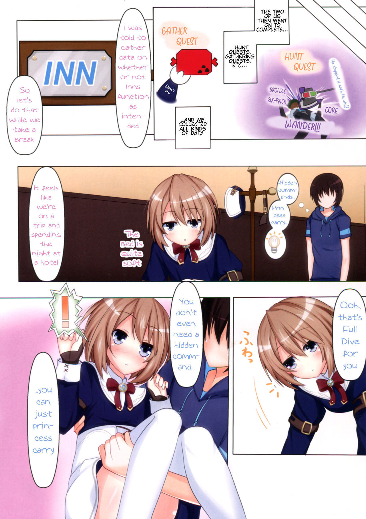 (C92) [Yumemiru Shiro (Haru)] Online de Next na Koibito | Next's Lover Online (Hyperdimension Neptunia) [English]