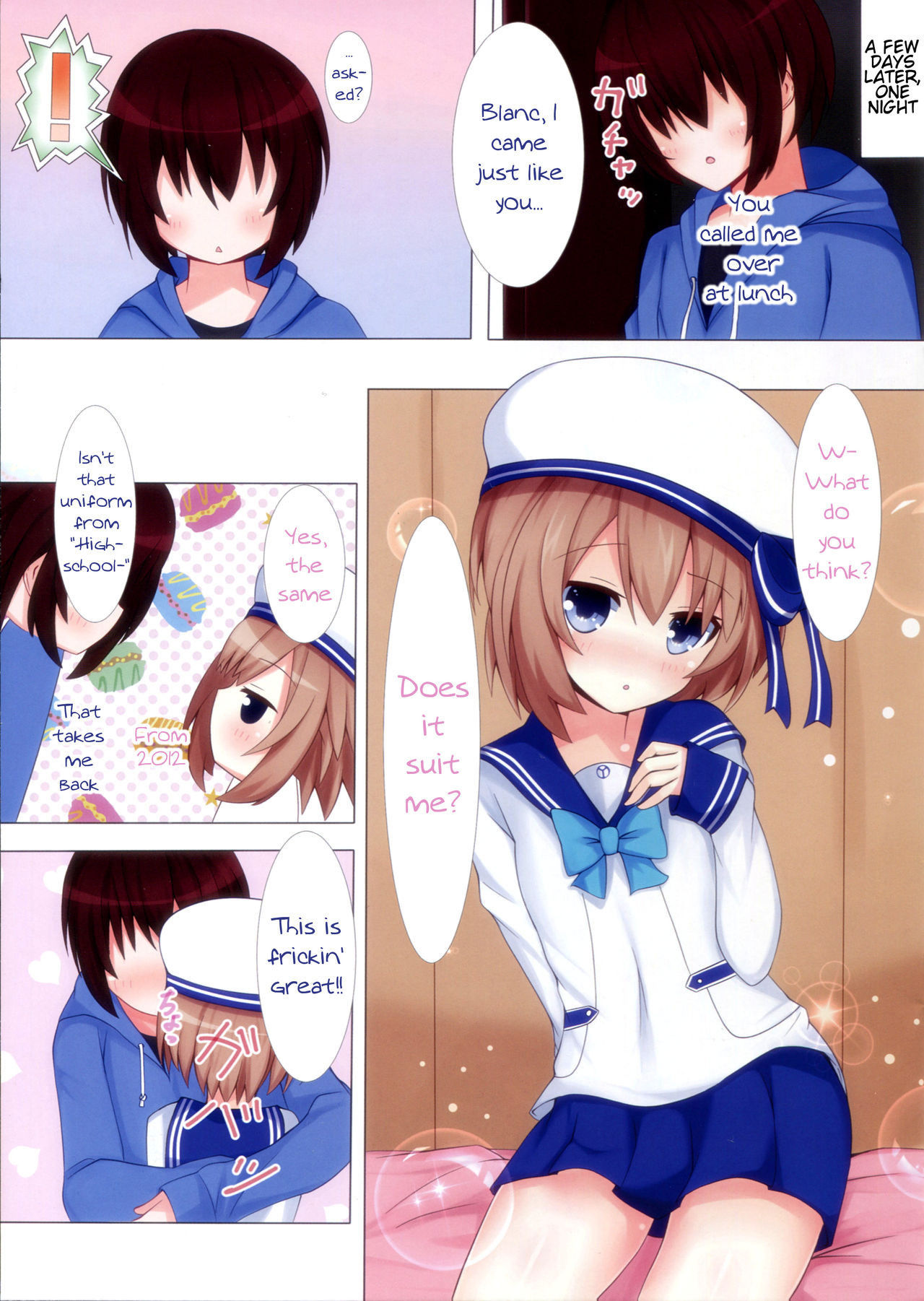 (C91) [Yumemiru Shiro (Haru)] Shikousakugo na Koibito | Trial and Error Lover (Hyperdimension Neptunia) [English]