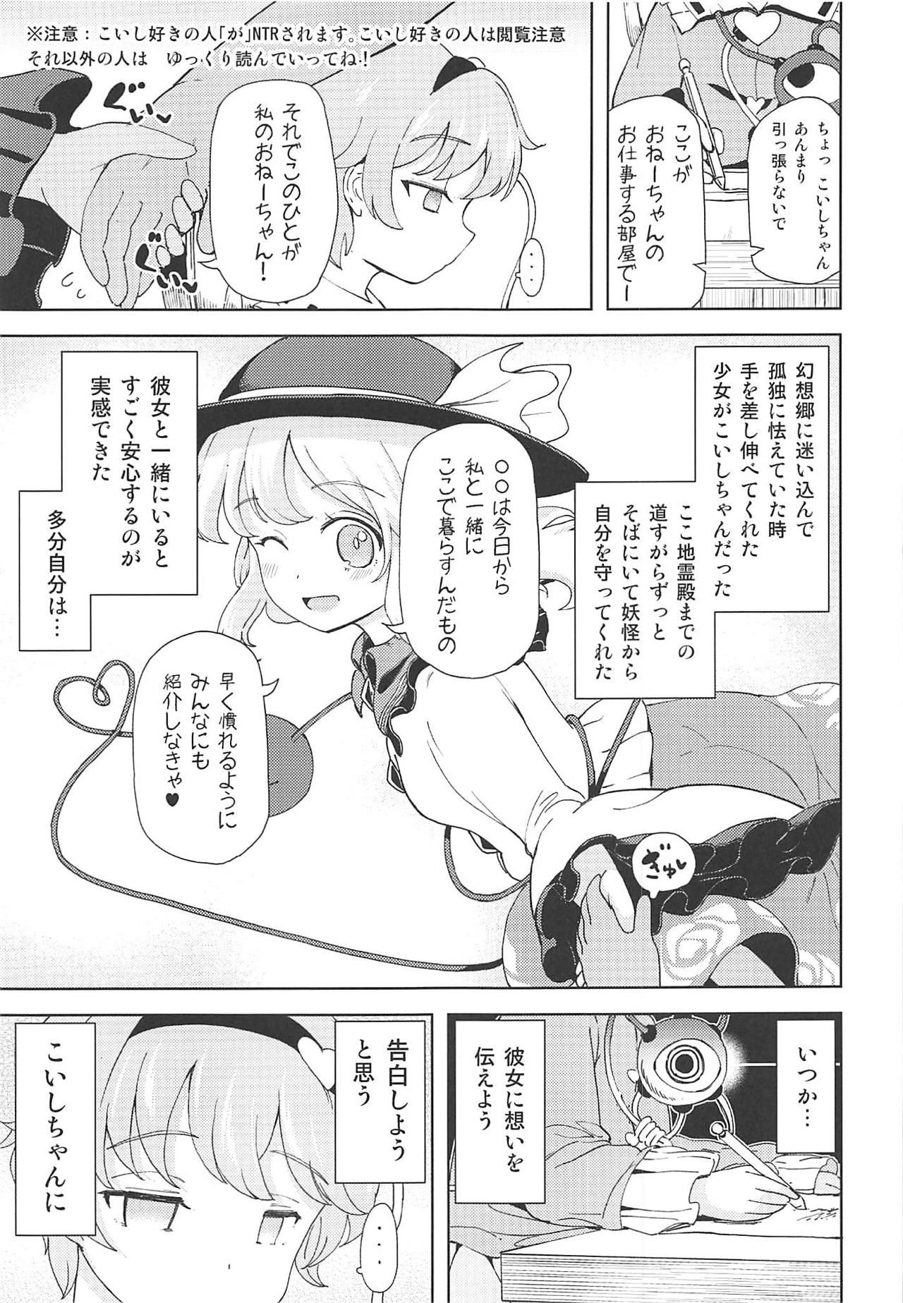 (Reitaisai 16) [Himepuchitei (Hamabridge)] Koishi-chan ni Ayamarinagara Satori Onee-chan no Naka ni Ippai Shasei Suru Hon Komeiji Netori (Touhou Project)