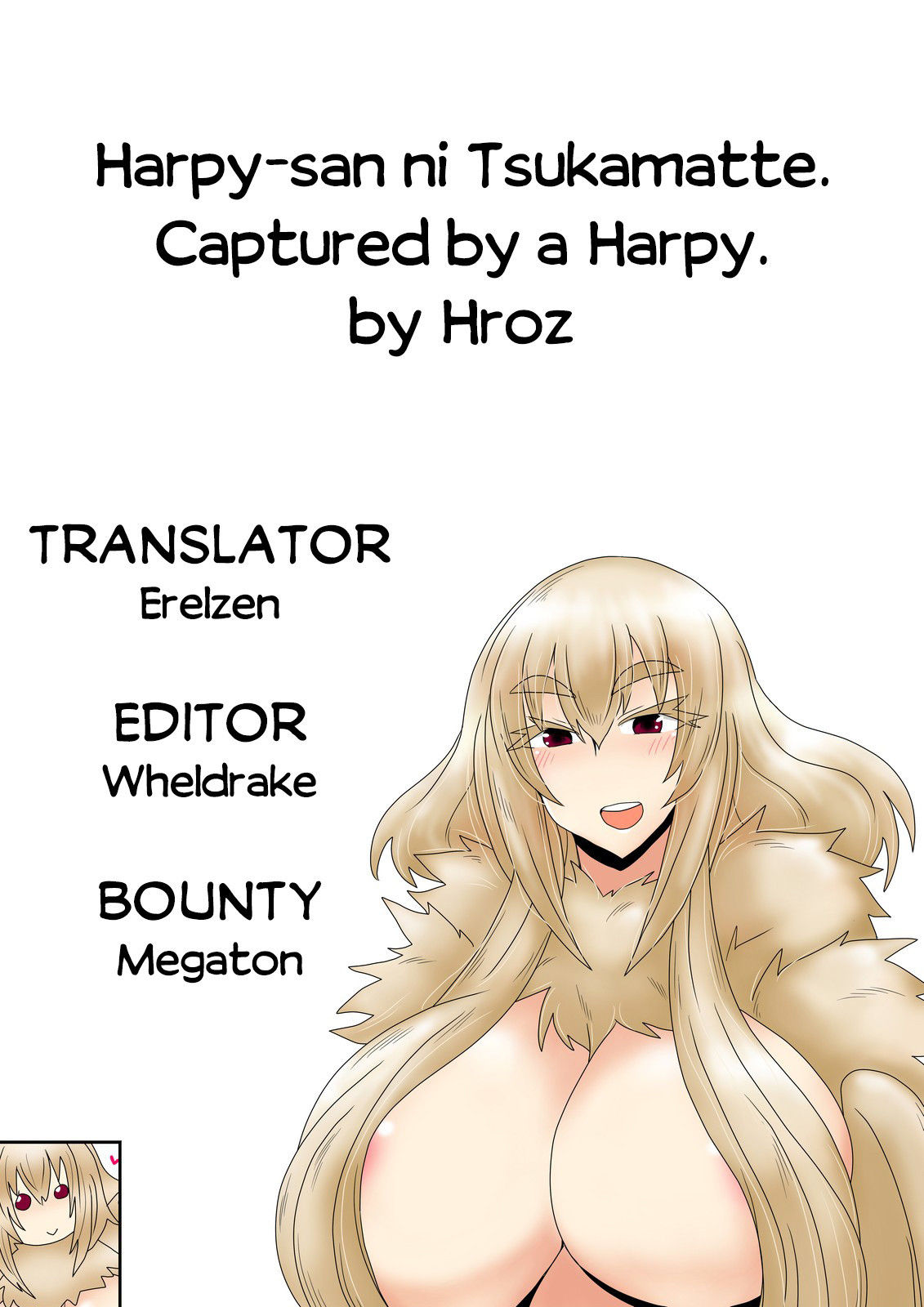 [Hroz] Harpy-san ni Tsukamatte. | Captured By A Harpy. [English] {Erelzen}