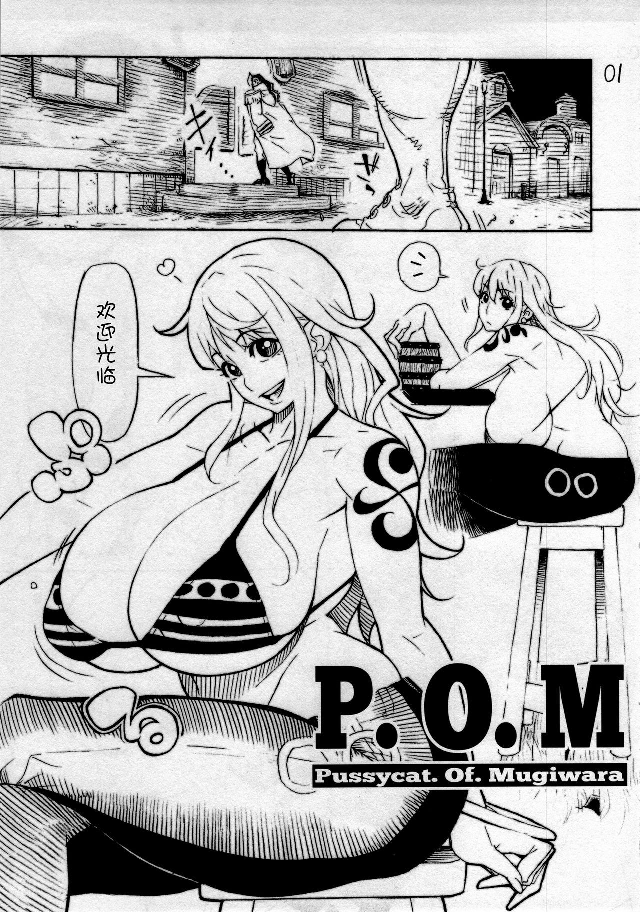 (C85) [Kocho Kocho Koukou (Bonten)] P.O.M (One Piece) [Chinese] [不咕鸟汉化组]