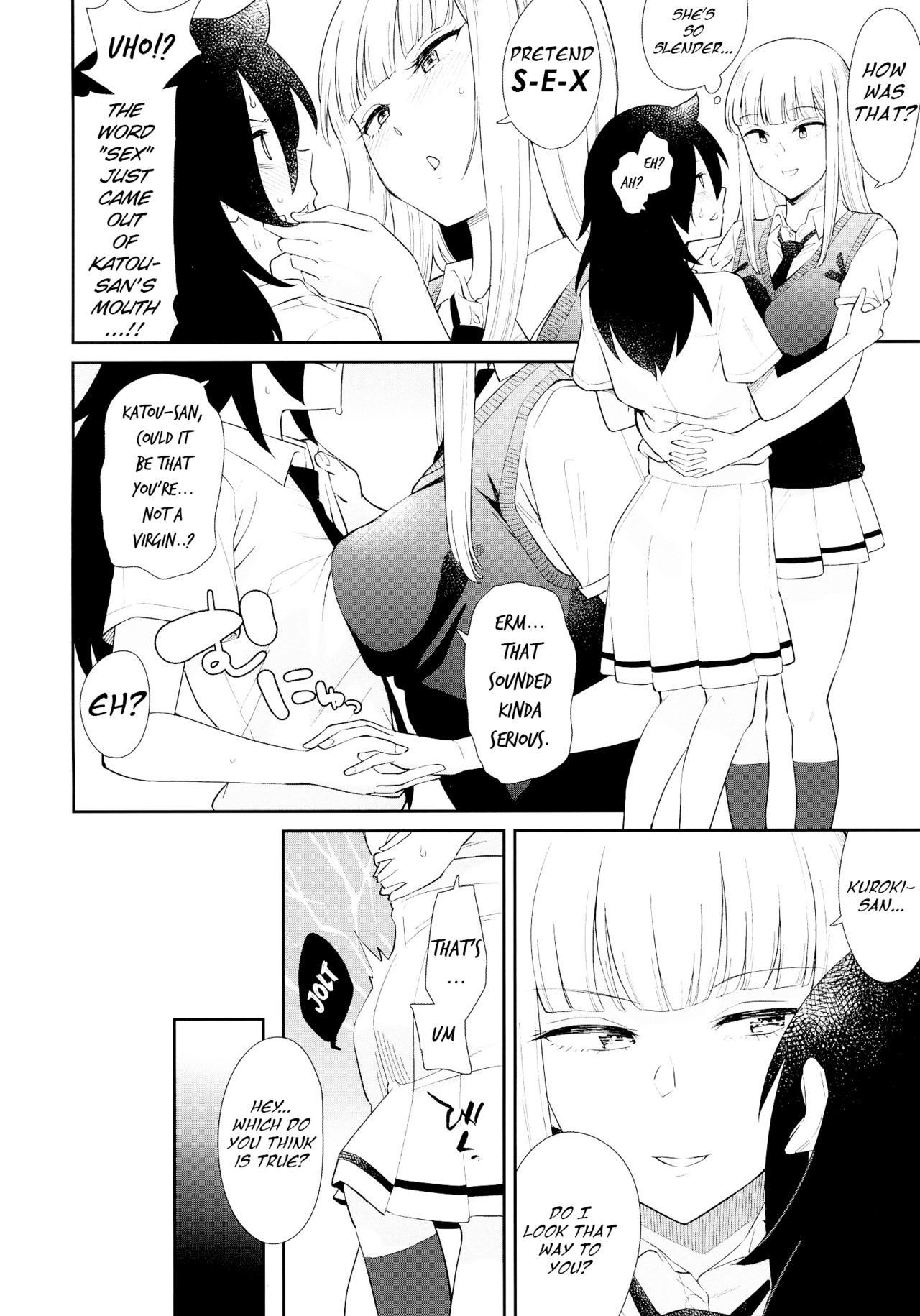 (Motenaishi Sokubaikai Suru 3) [Umemoto Seisaku Iinkai (Orikuchi Hirata)] Gokko made nara Tomodachi dakedo | We're Friends So Long As It's Pretend (MokoMote Ecstasy) (Watashi ga Motenai no wa Dou Kangaetemo Omaera ga Warui!) [English] [Goggled Anon]