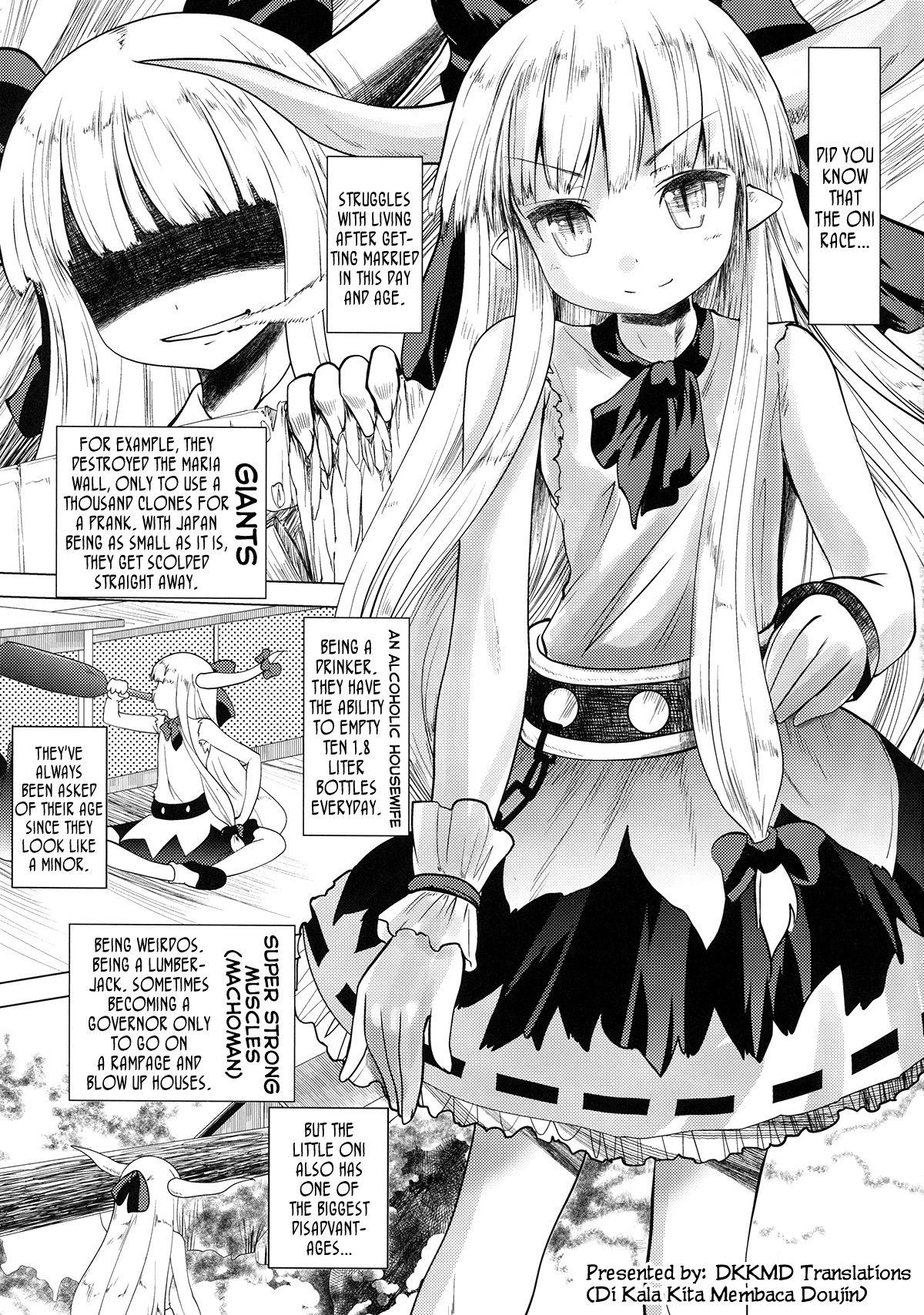 (C84) [Kaitsushin (Namamo Nanase)] Ibuki Suika ga Gendai Iri (Touhou Project) [English] [DKKMD Translations]