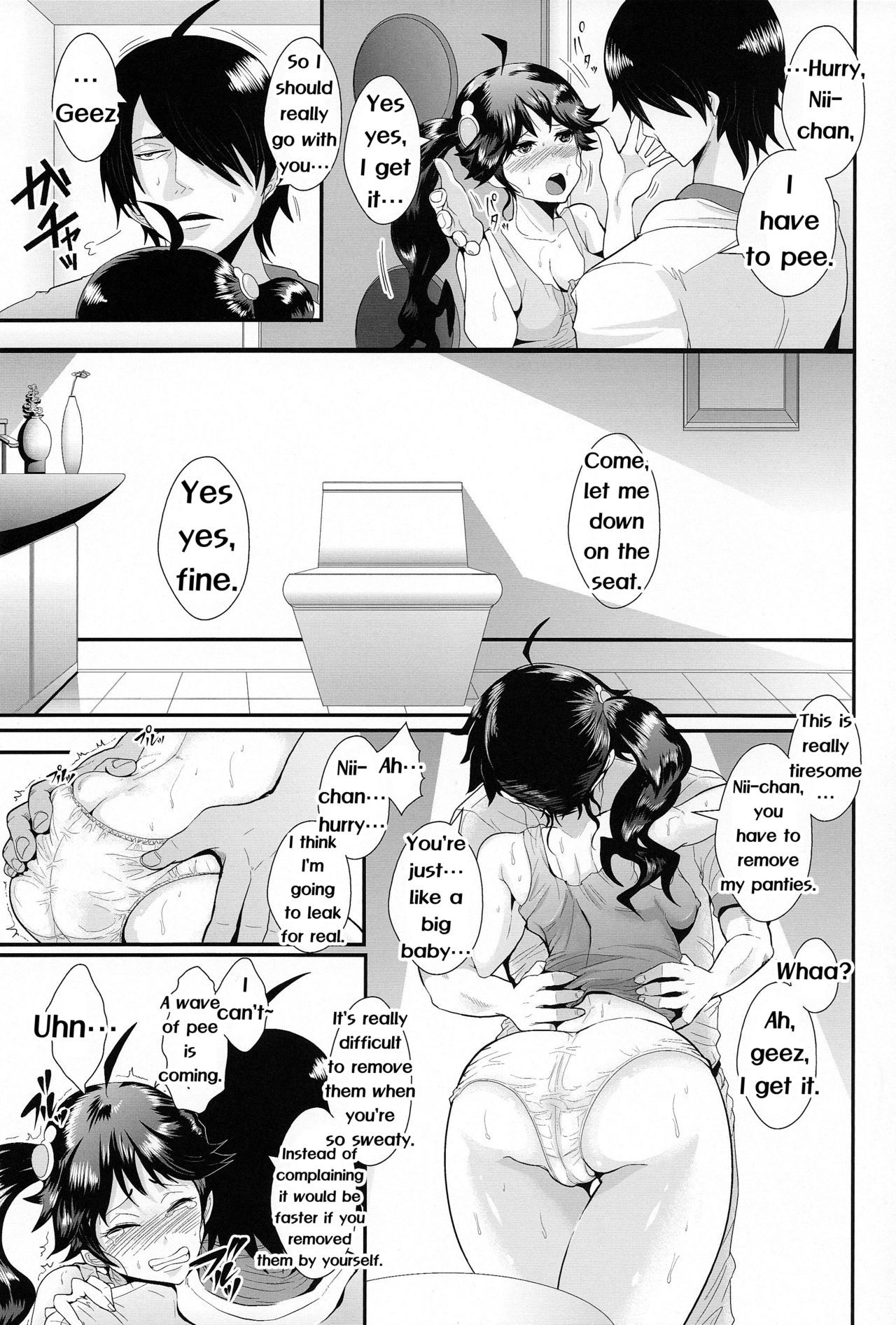 (C82) [KNUCKLE HEAD (Shomu)] Netsu ni Okasareta Karen-chan to Toilet de.... (Bakemonogatari) [English]