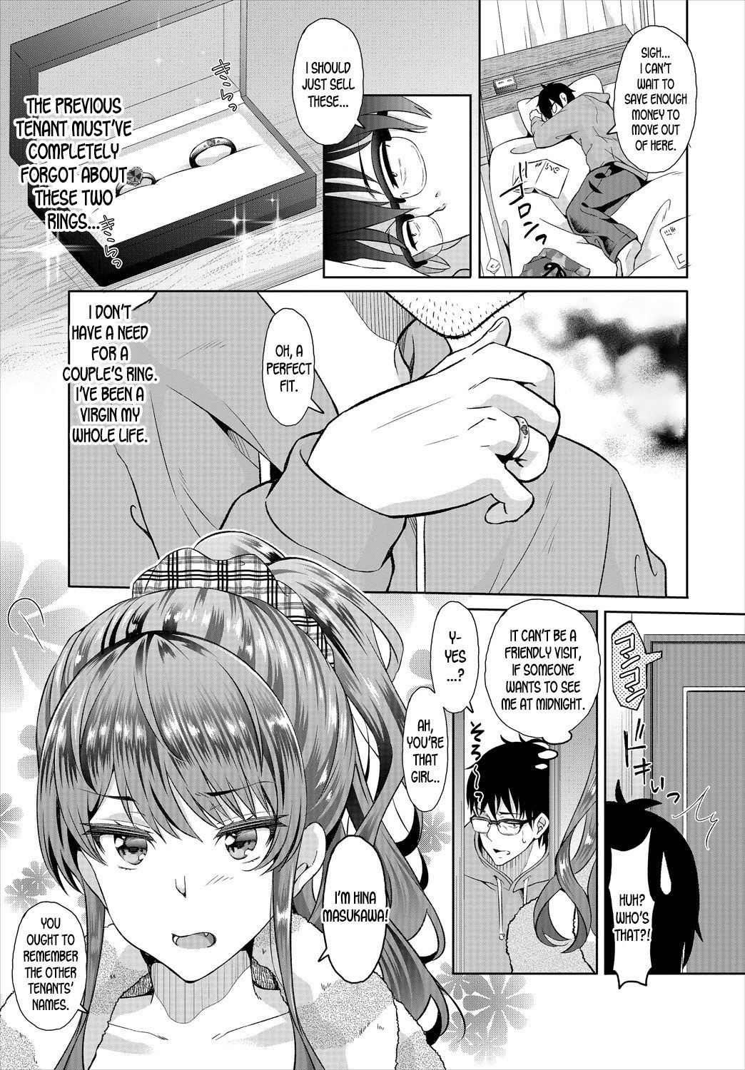 [Ohara Makoto] I, a gloomy person, used a magical item to create my own harem in the shared house! ch.1 [English][desudesu]