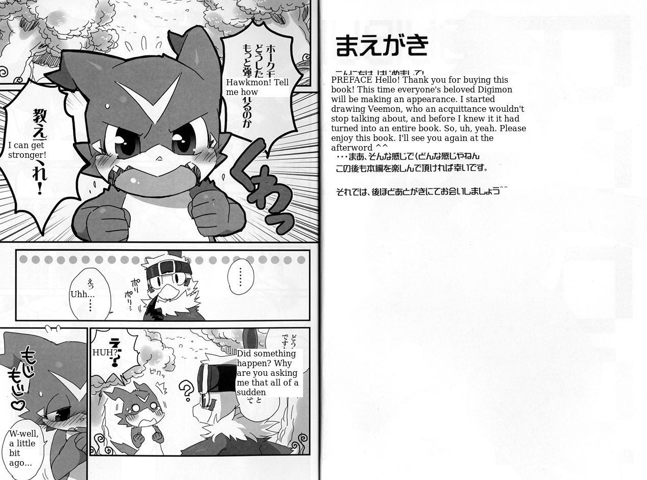 (Kansai! Kemoket 2) [Hanayori Kemono (KENSAN)] BUIBUI (Digimon Adventure 02) [English] [HJCscans]