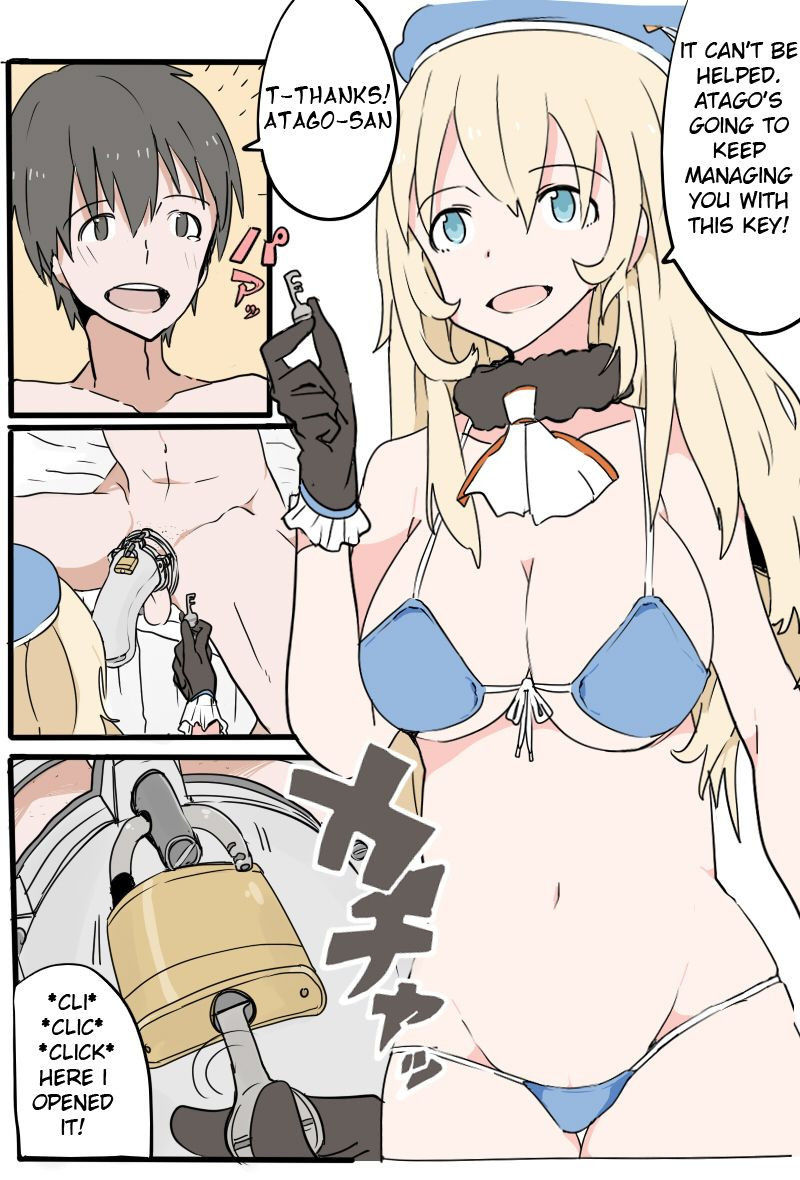 [Kaika] Atago-san ni Shasei Kanri sareru Manga - Zenpen (Kantai Collection -KanColle-) [English]