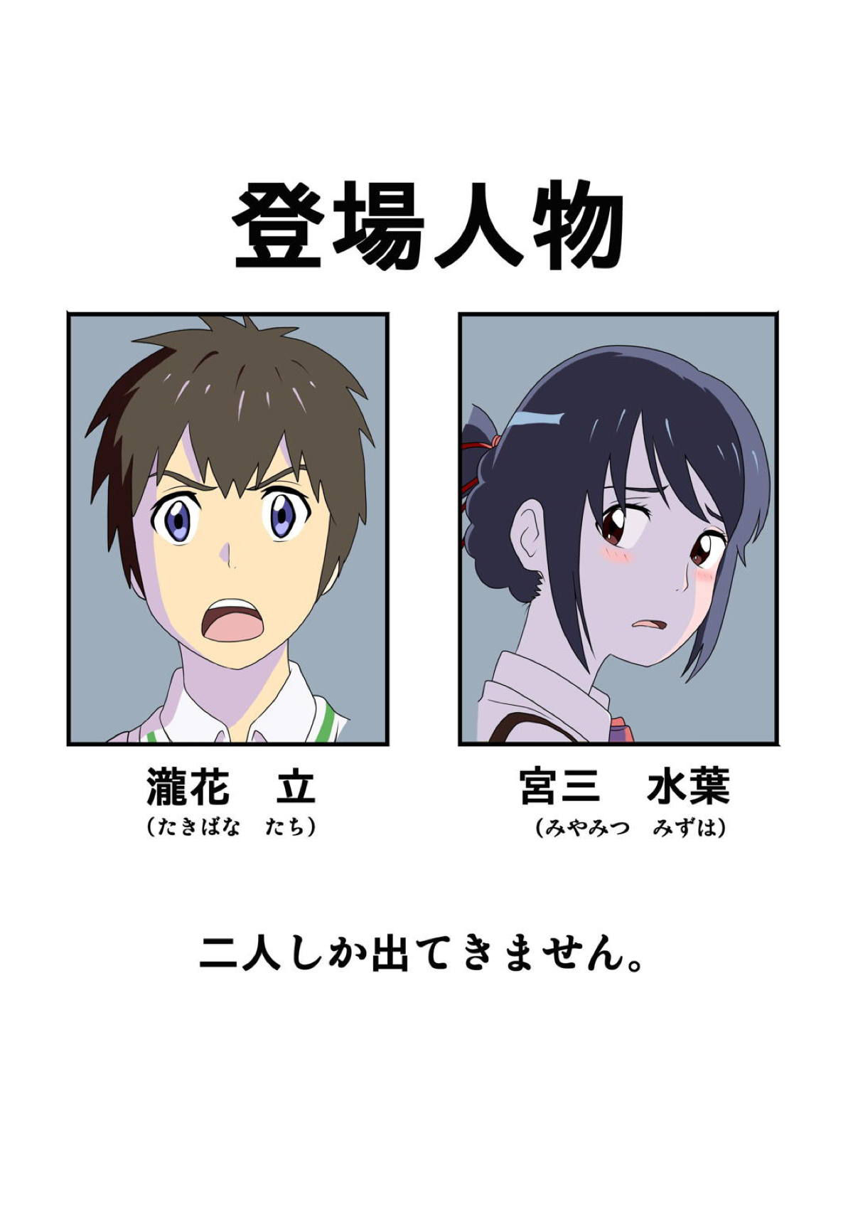 [WXY COMICS] Otokonoko to Onnanoko no Karada ga Irekawacchau Hanashi. (Kimi no Na wa.)