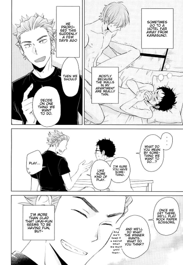 (C88) [Chikadoh (Halco)] Weekend Rendezvous 2 (Haikyuu!!) [English] [Procrastination Scans]