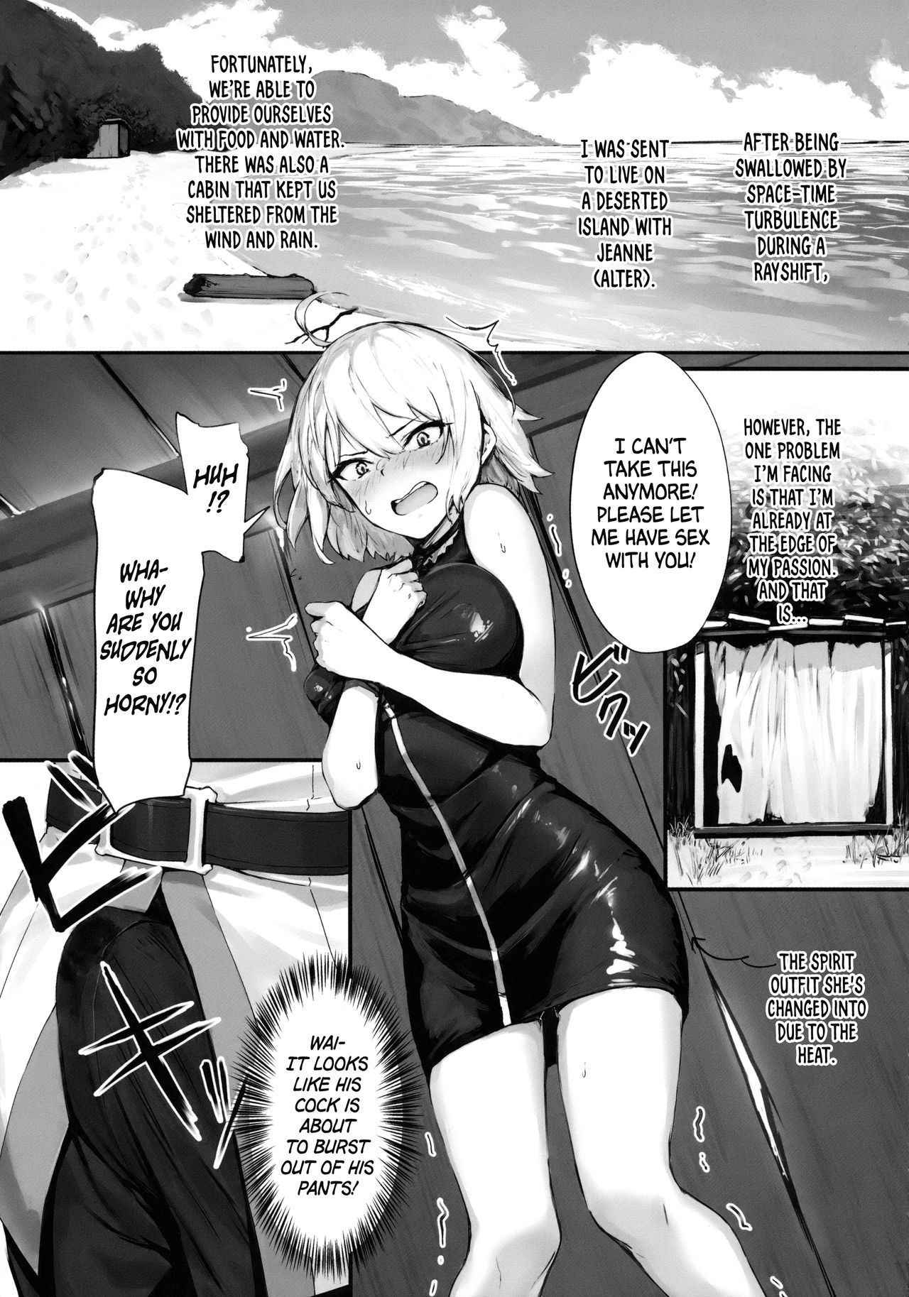 (C94) [PYZ/MARC (Pyz)] Jeanne to Nakayoshi Mujintou Seikatsu | My daily life on an uninhabited island with Jeanne. (Fate/Grand Order) [English]