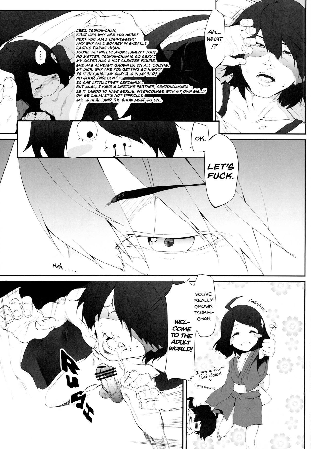 (COMIC1☆8) [Marked-two (Hideo)] Araragi Darkness ~Sono Ni~ (Bakemonogatari) [English] [EHCOVE]