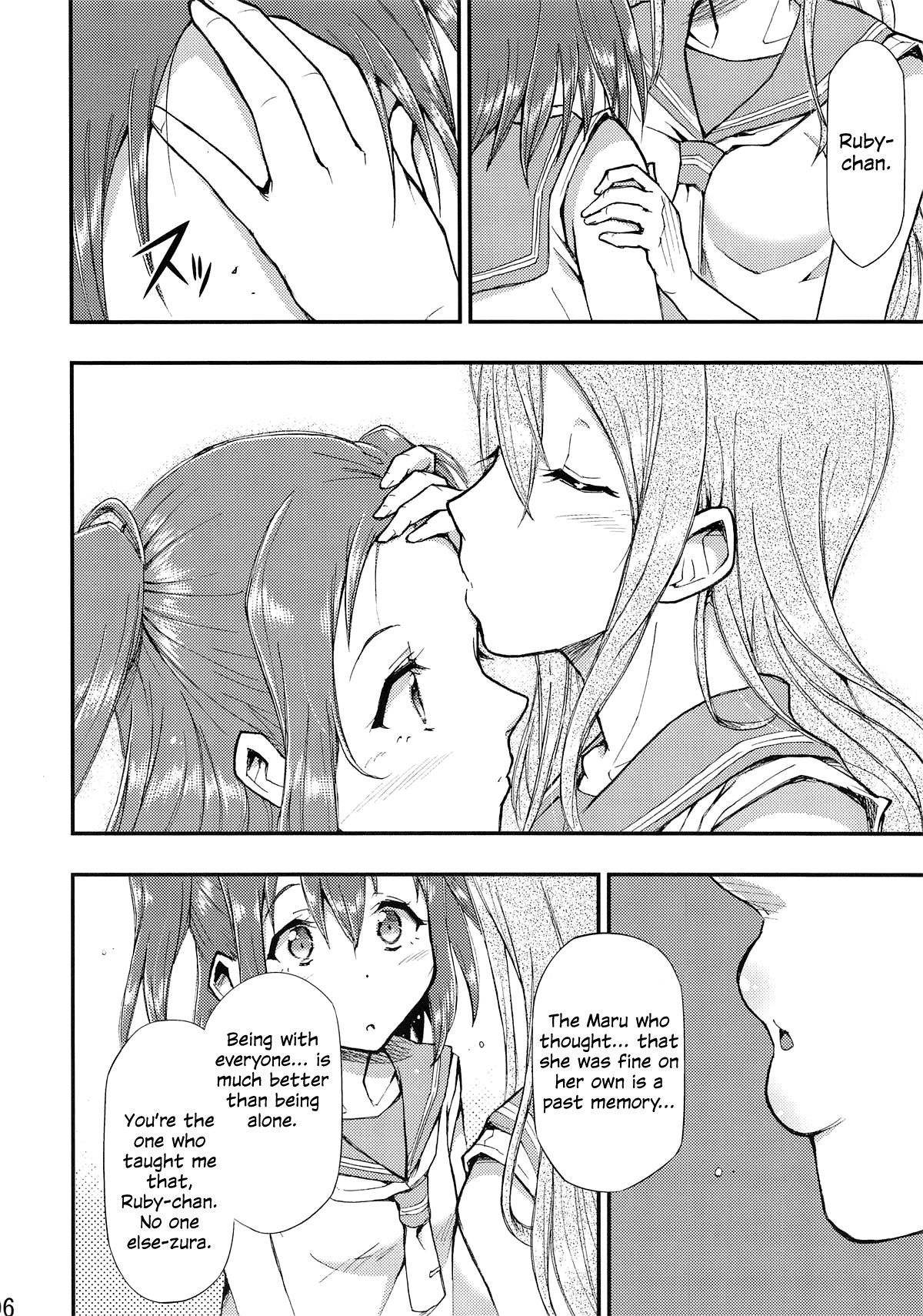 (BokuLove! Sunshine in Numazu 6) [Hetalearts (BLACKHEART)] Omoitagai | Thinking of Each Other (Love Live! Sunshine!!) [English] {/u/ scanlations}