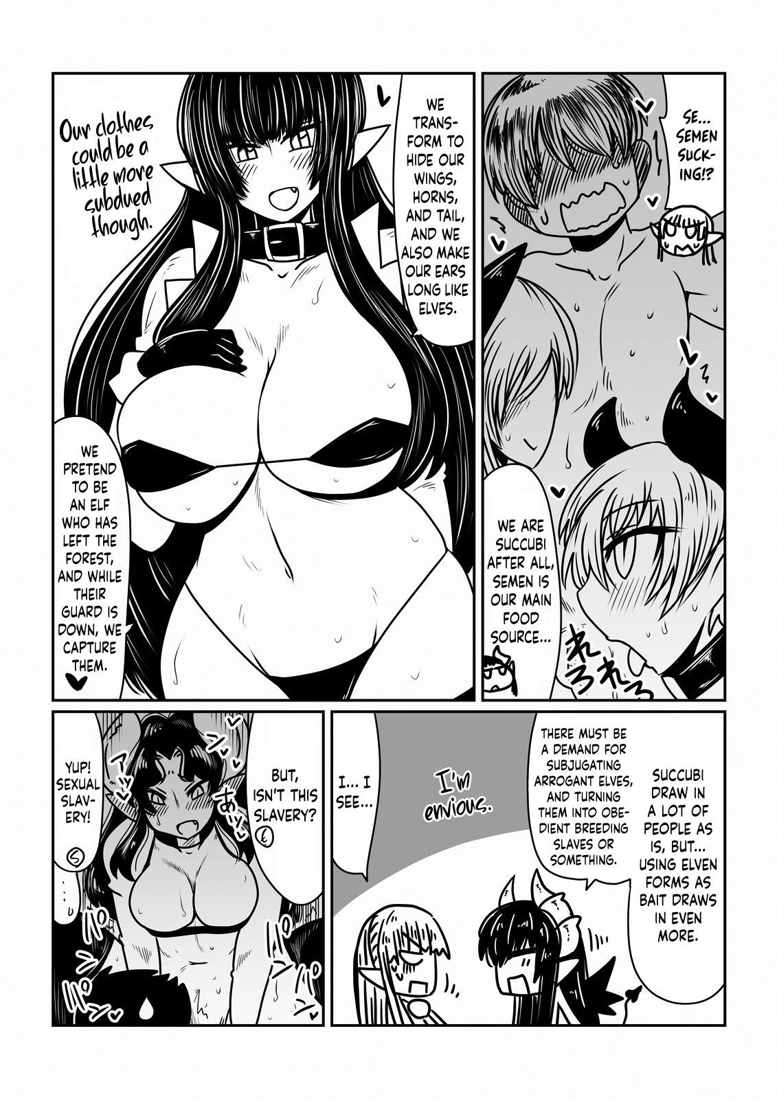 [Hroz] Elf-san to Succubus-san. | An Elf And A Succubus. [English] {Erelzen} [Digital]