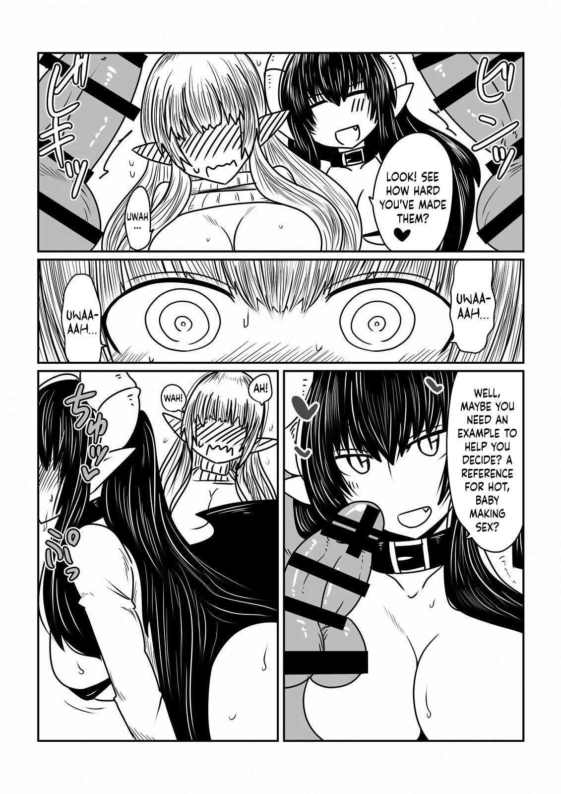 [Hroz] Elf-san to Succubus-san. | An Elf And A Succubus. [English] {Erelzen} [Digital]